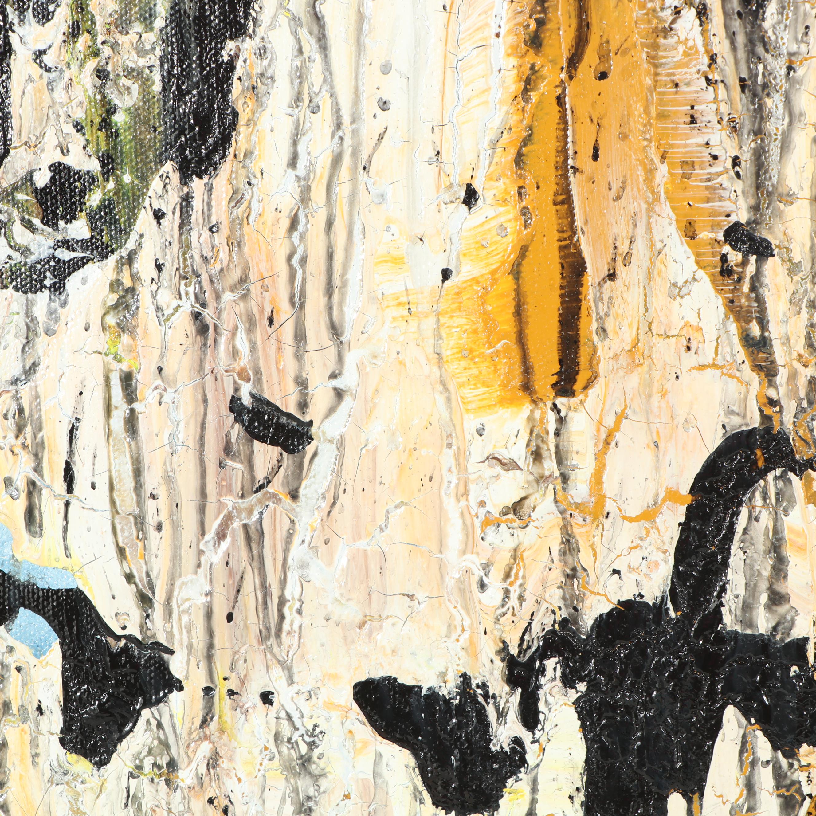 Randy Groden Mixed Media Painting "Sky Retreat"