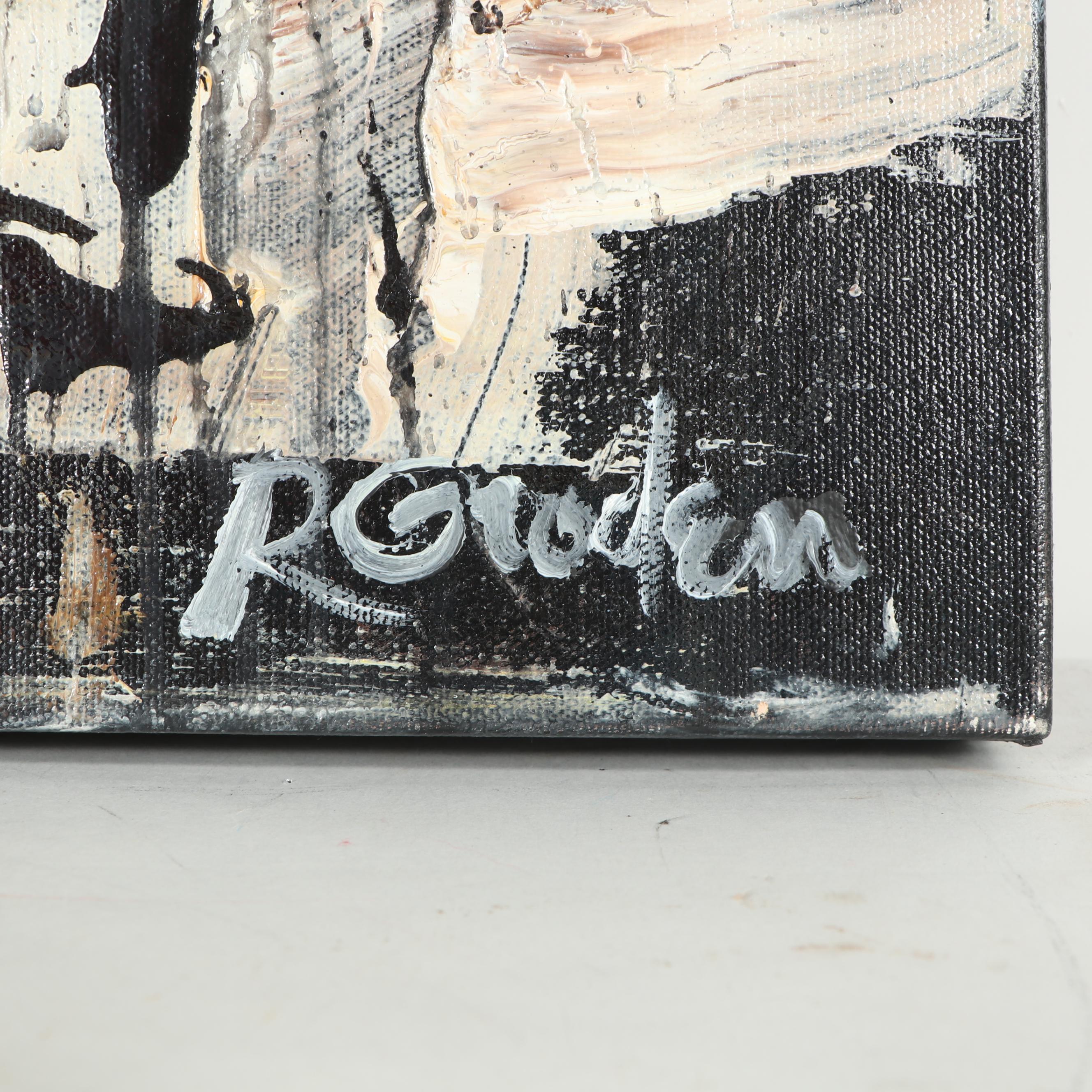 Randy Groden Mixed Media Painting "Sky Retreat"