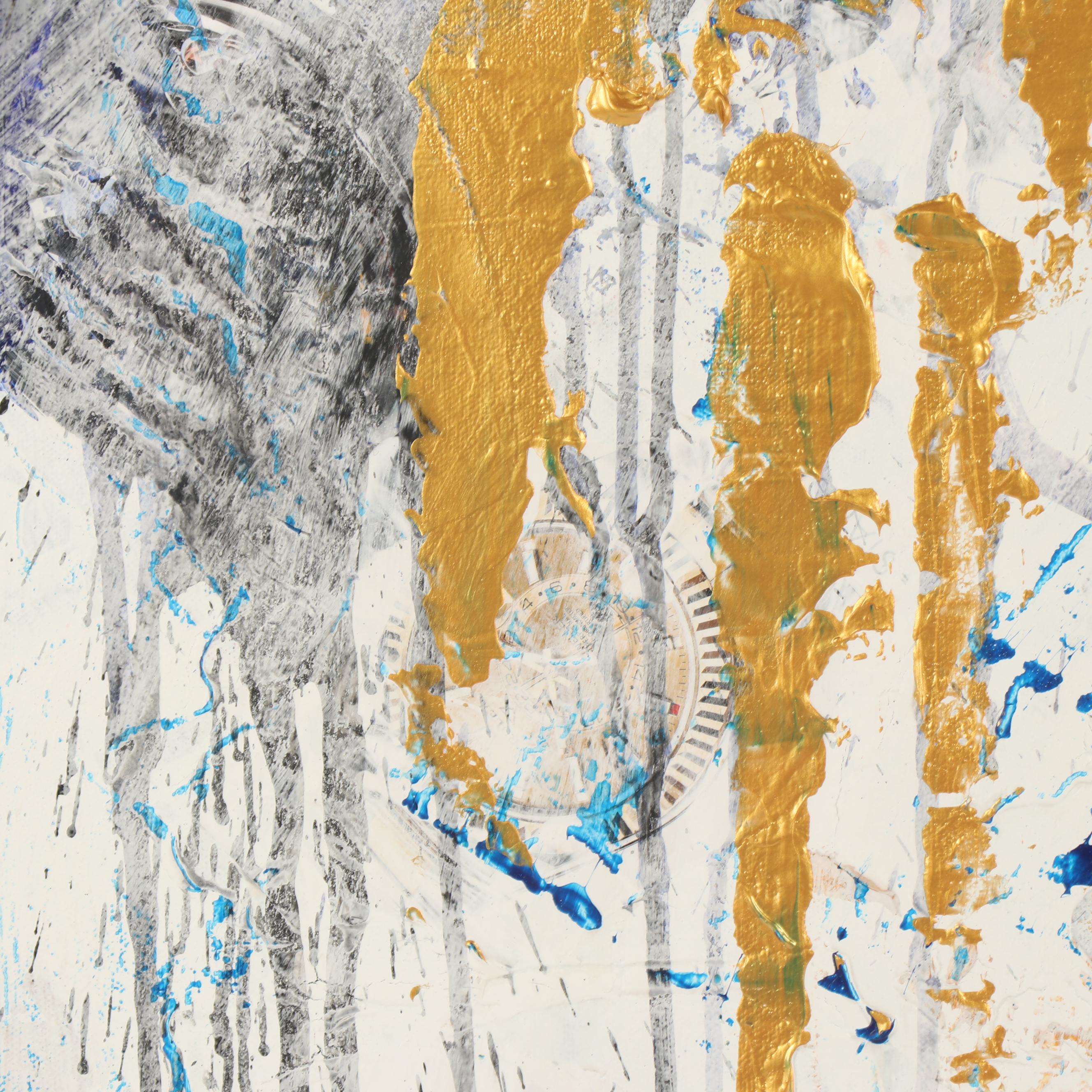 Randy Groden Abstract Mixed Media Painting "Watch the Change"