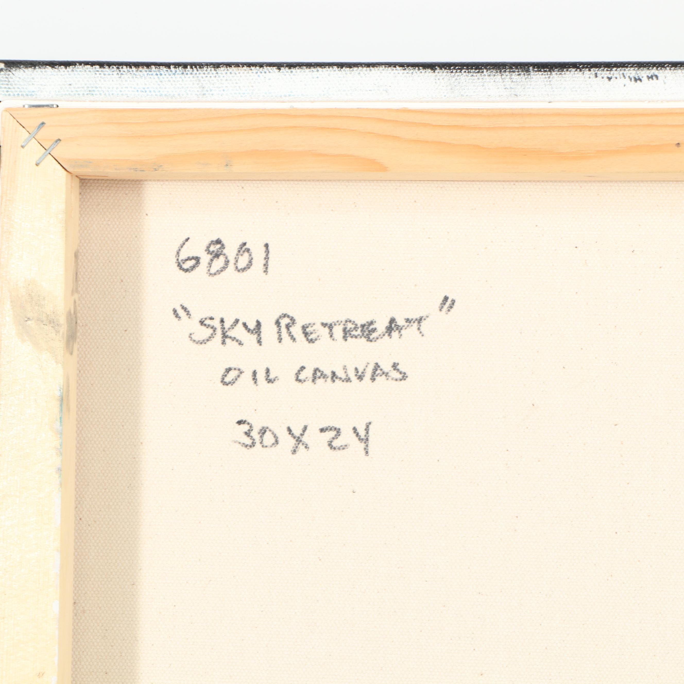 Randy Groden Mixed Media Painting "Sky Retreat"