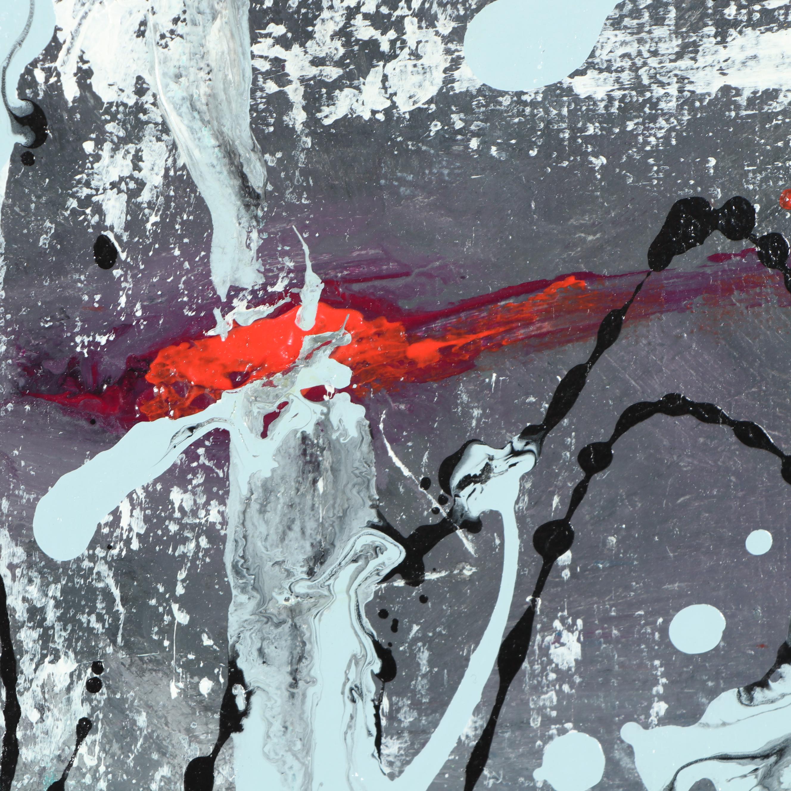 Randy Groden Abstract Mixed Media Painting "Mano Caruto"