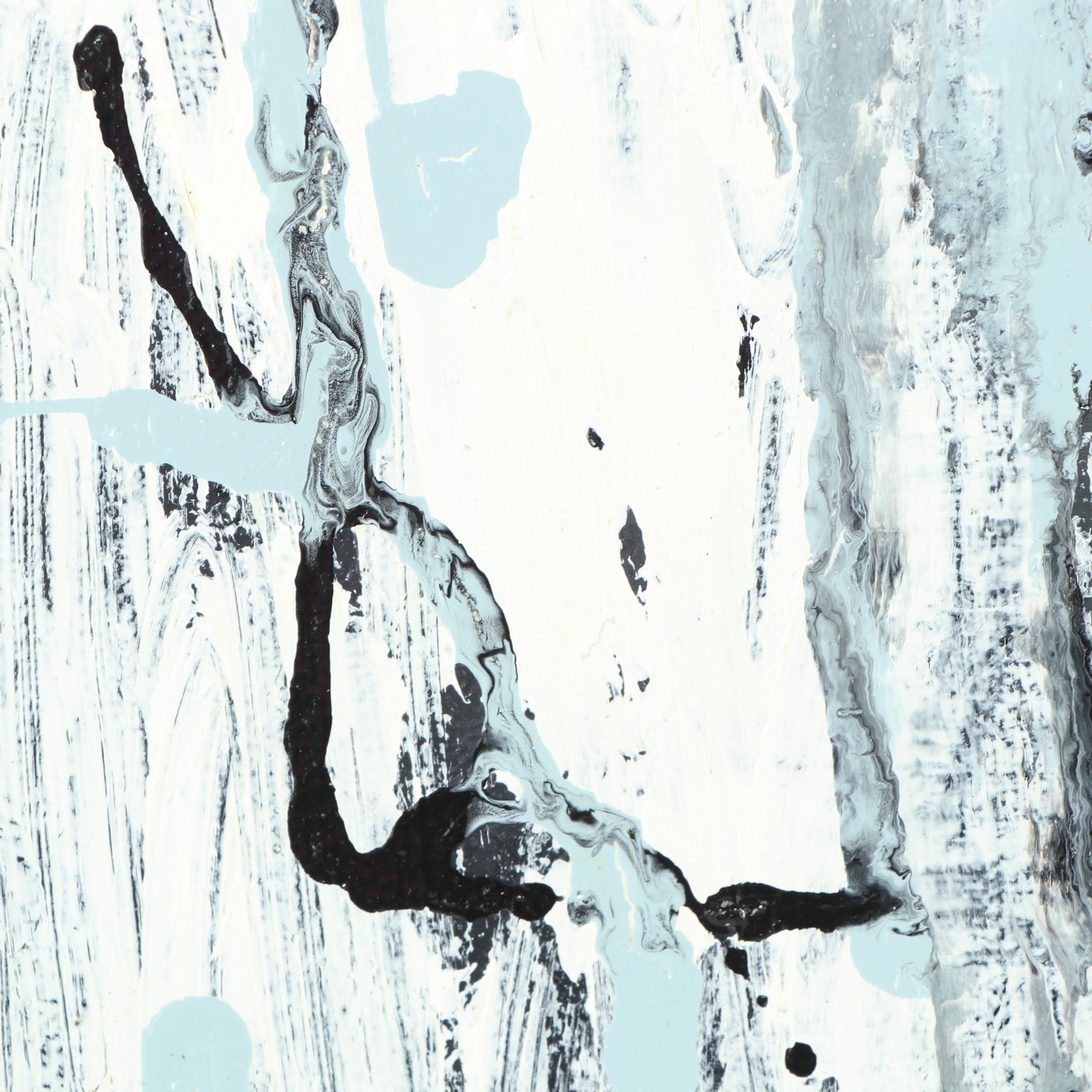 Randy Groden Abstract Mixed Media Painting "Mano Caruto"