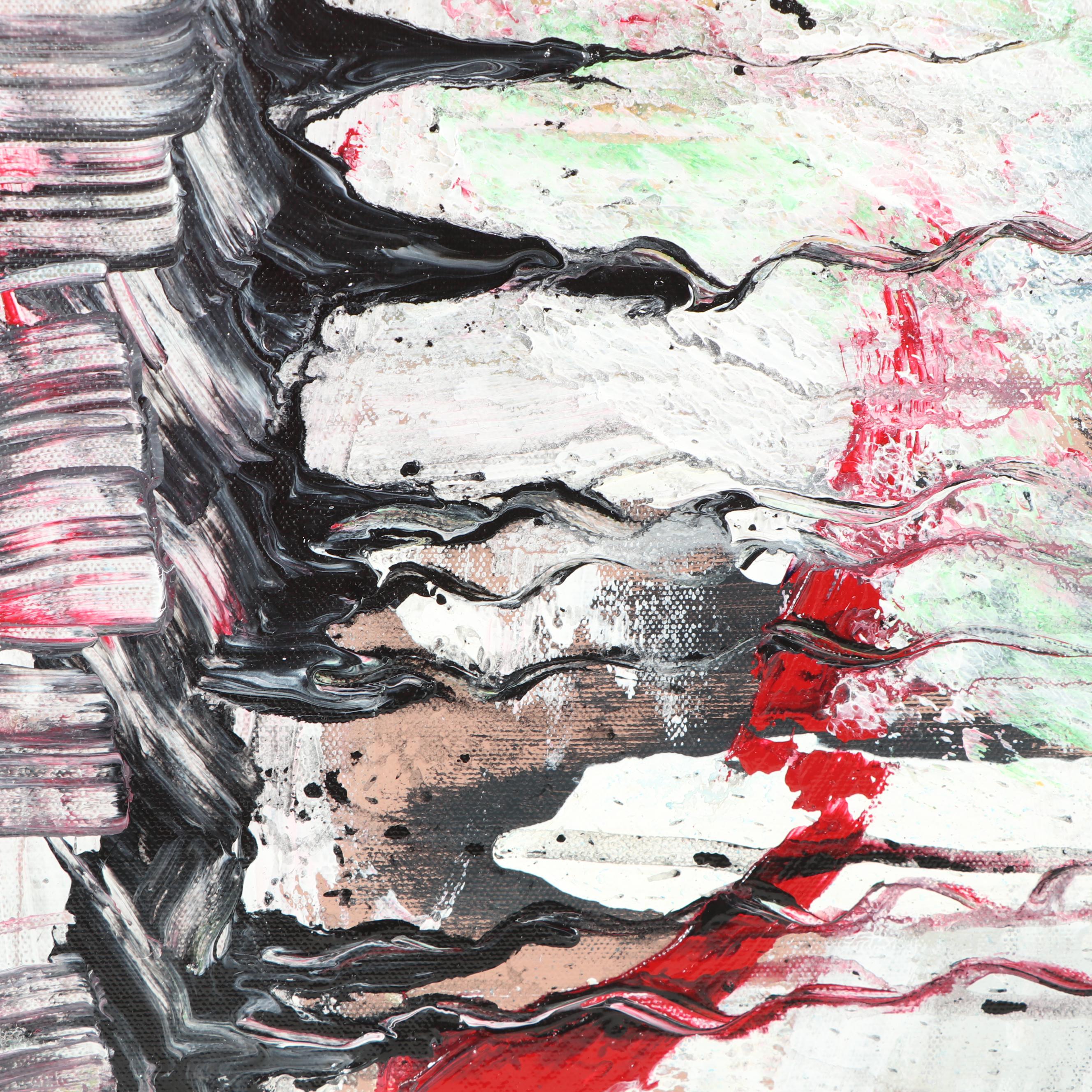 Randy Groden Abstract Mixed Media Painting "Salizzada"
