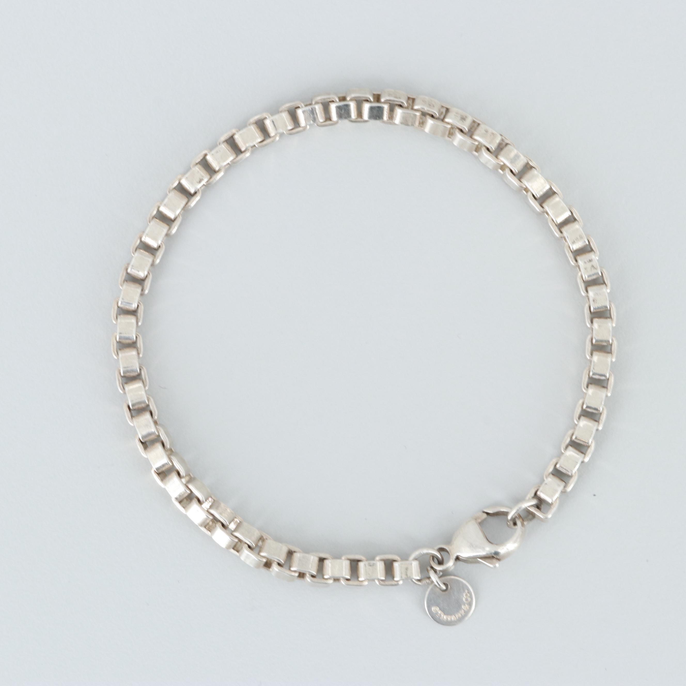 Tiffany & Co. "Venetian Link" Sterling Silver Bracelet