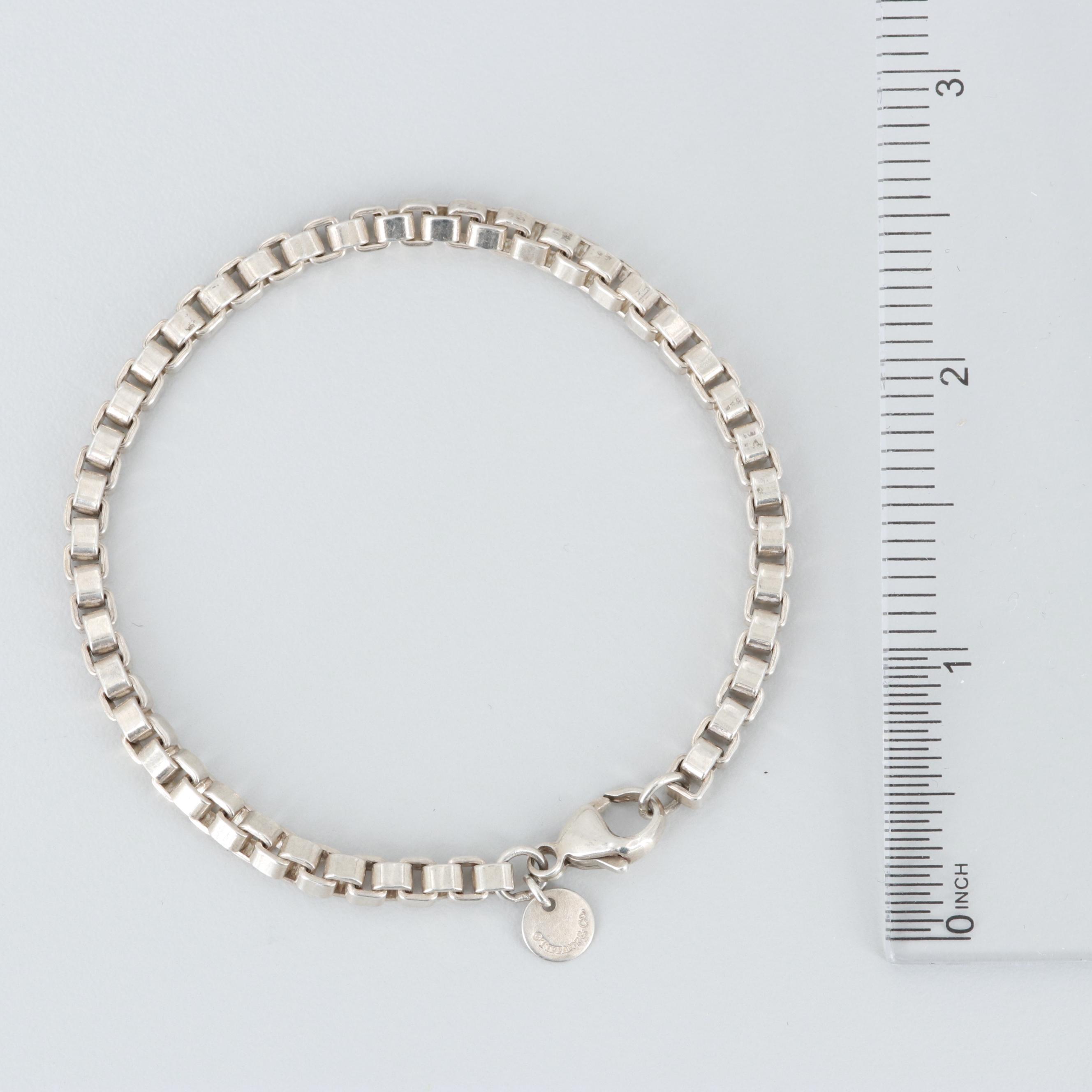 Tiffany & Co. "Venetian Link" Sterling Silver Bracelet