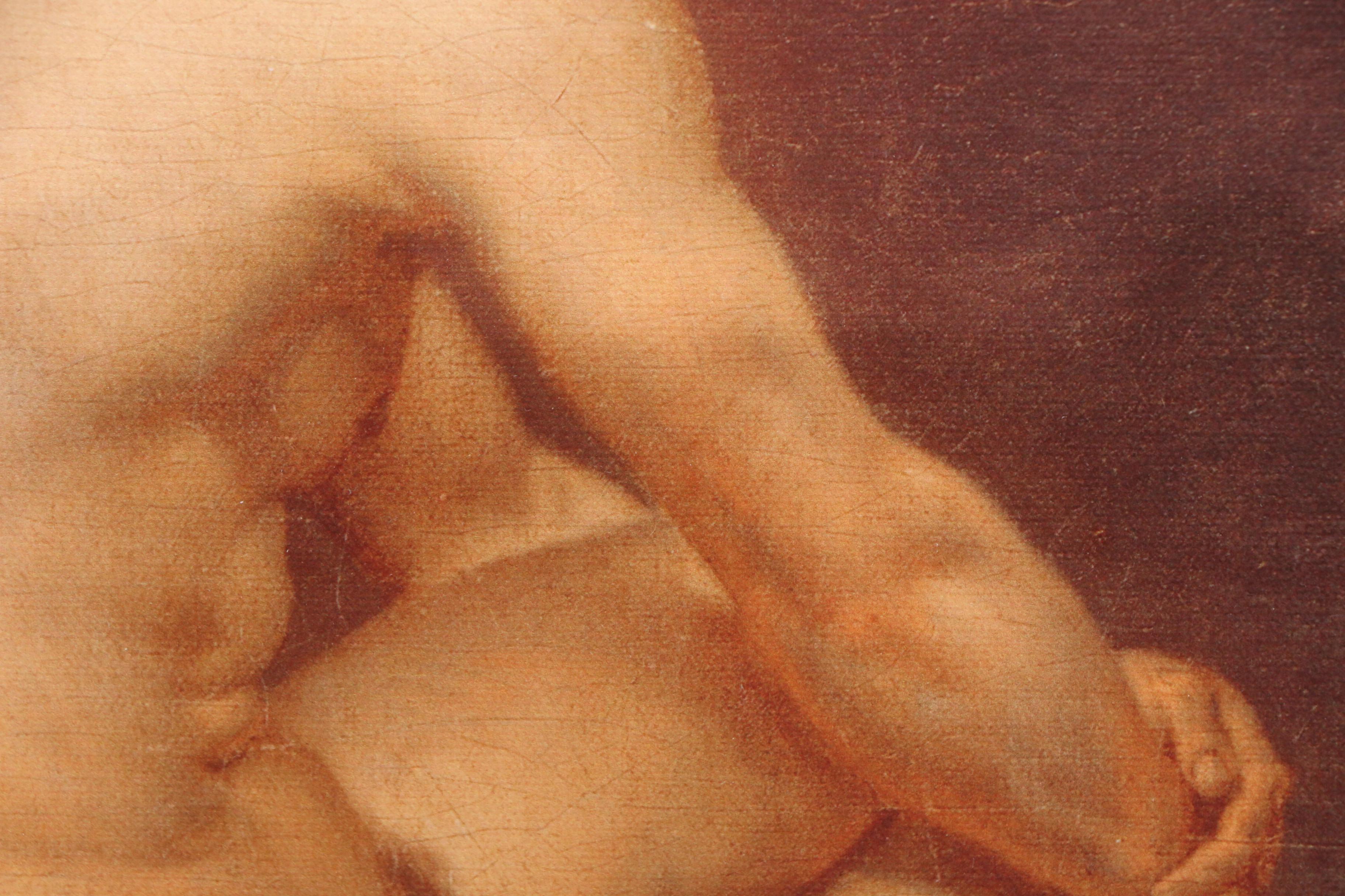Giclée Reproduction after Manuel Ignacio Vázquez "Male Nude"