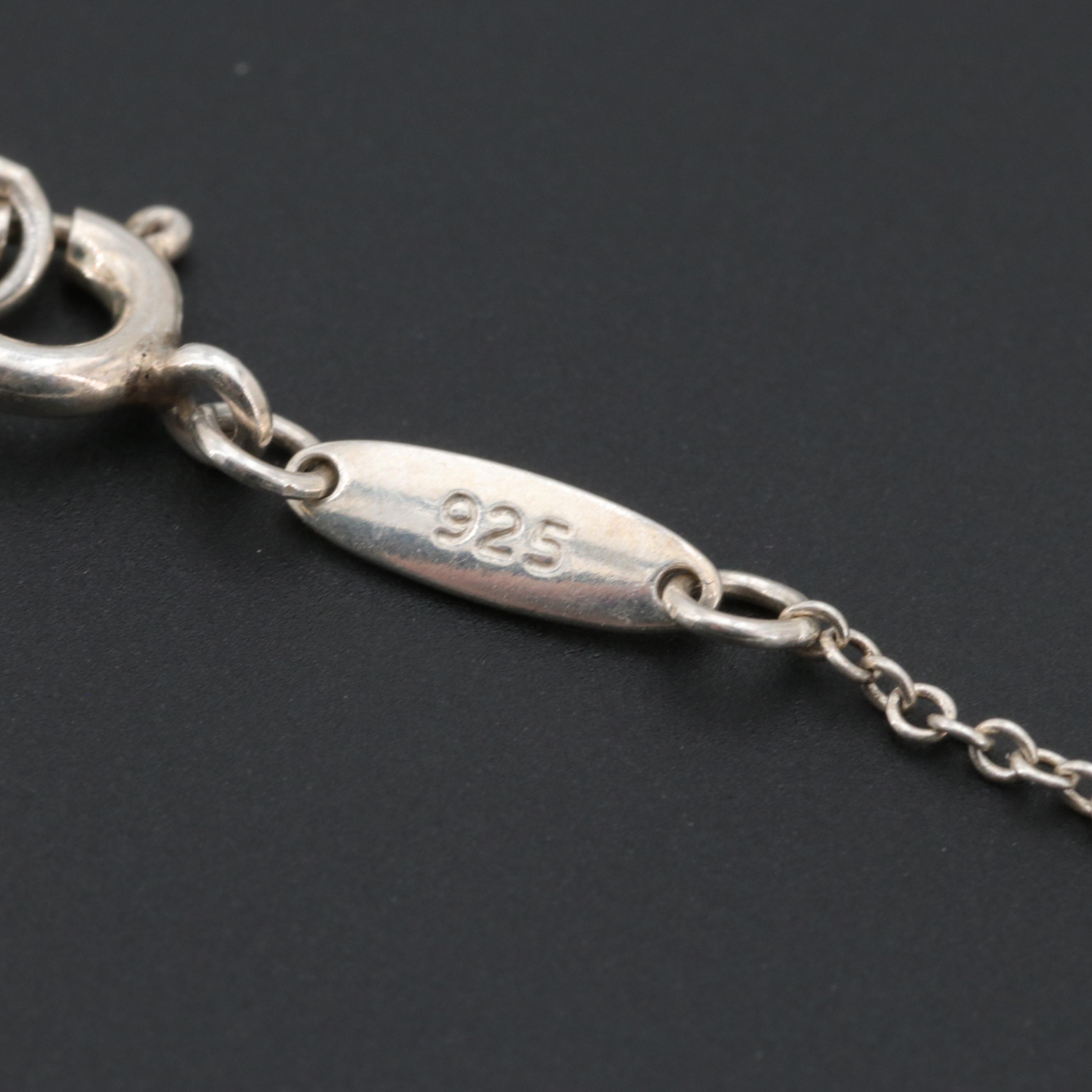 Elsa Peretti for Tiffany & Co. "Eternal Circle" Sterling Silver Pendant Necklace