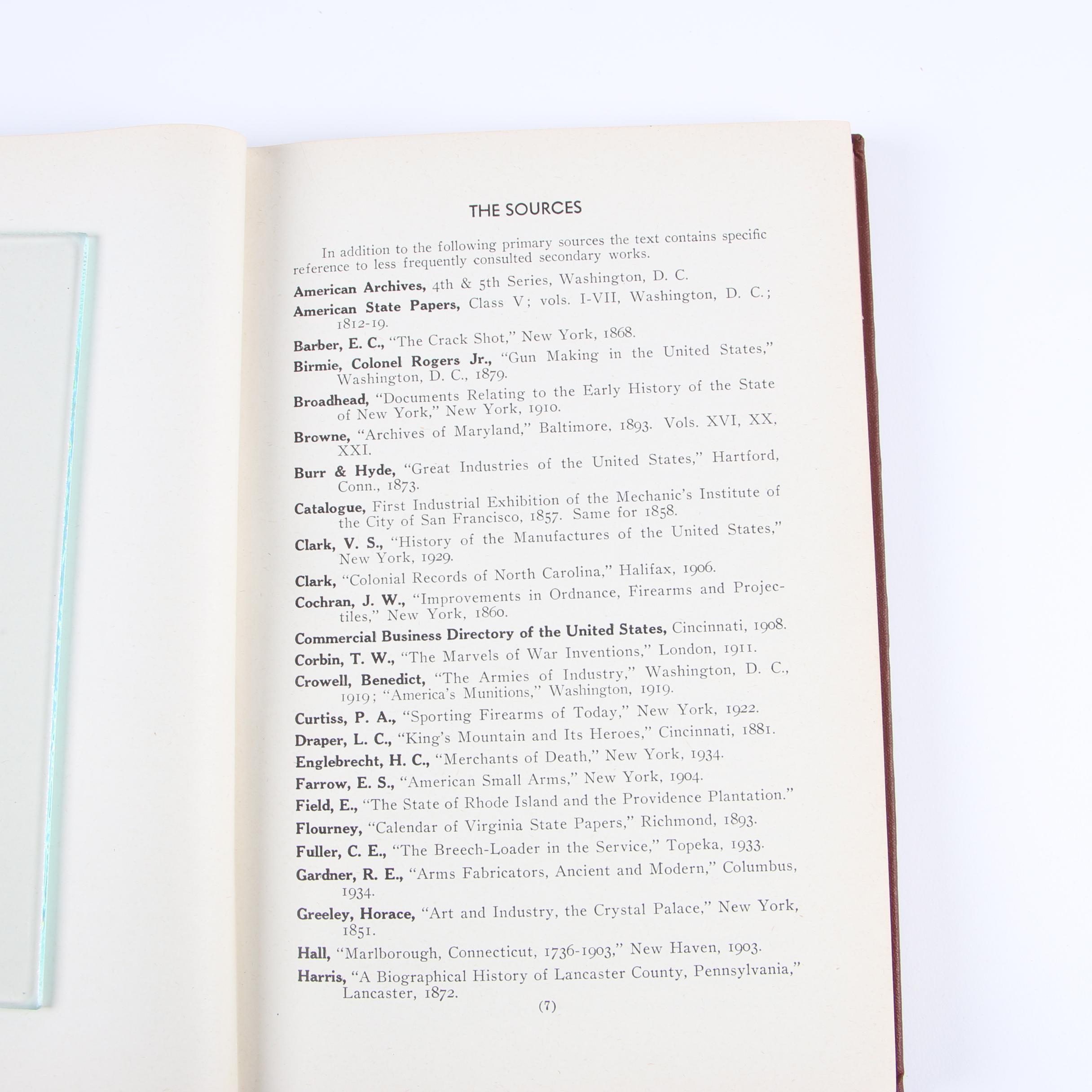 American Gun Maker Books including Signed ARC of "American Firearms Makers"