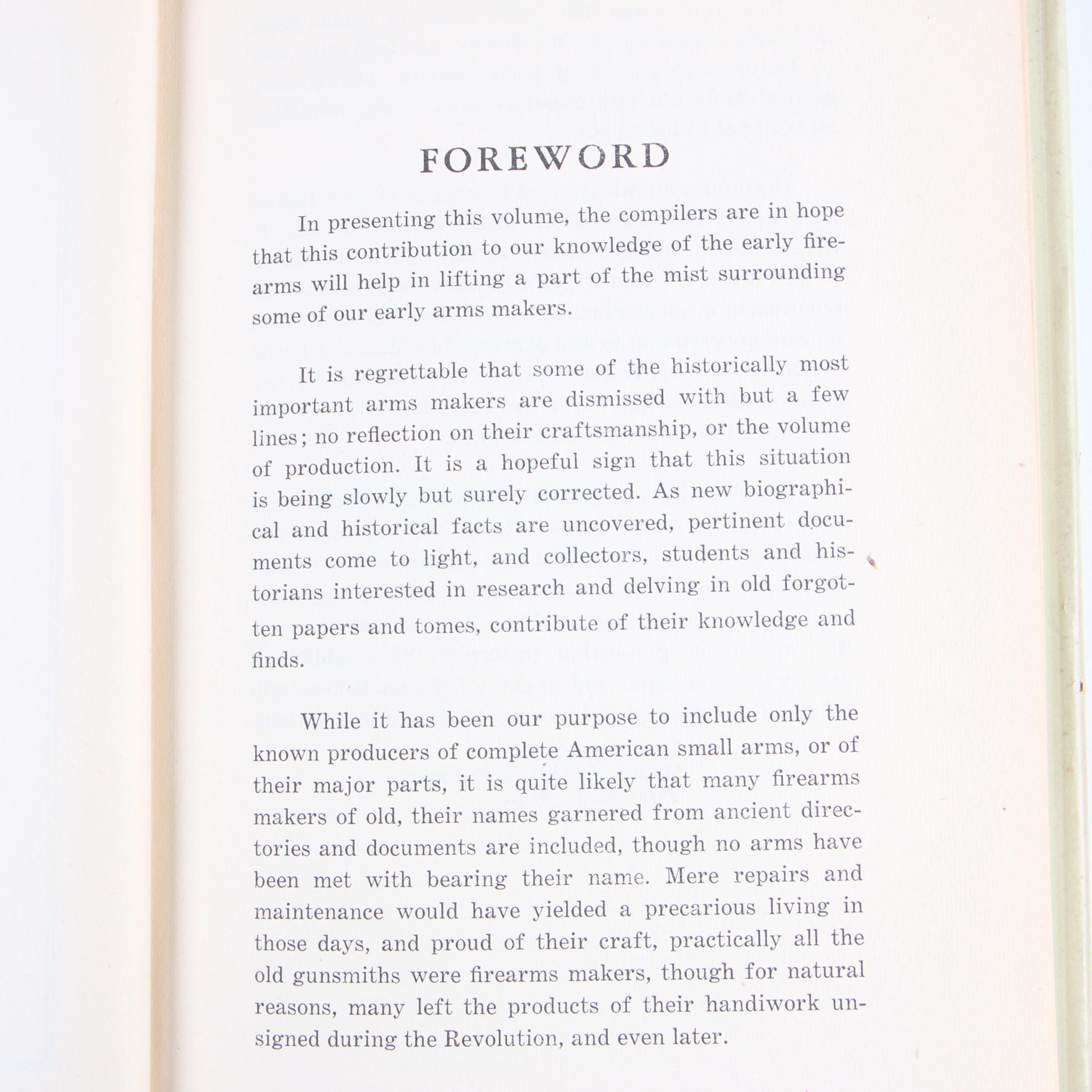 American Gun Maker Books including Signed ARC of "American Firearms Makers"