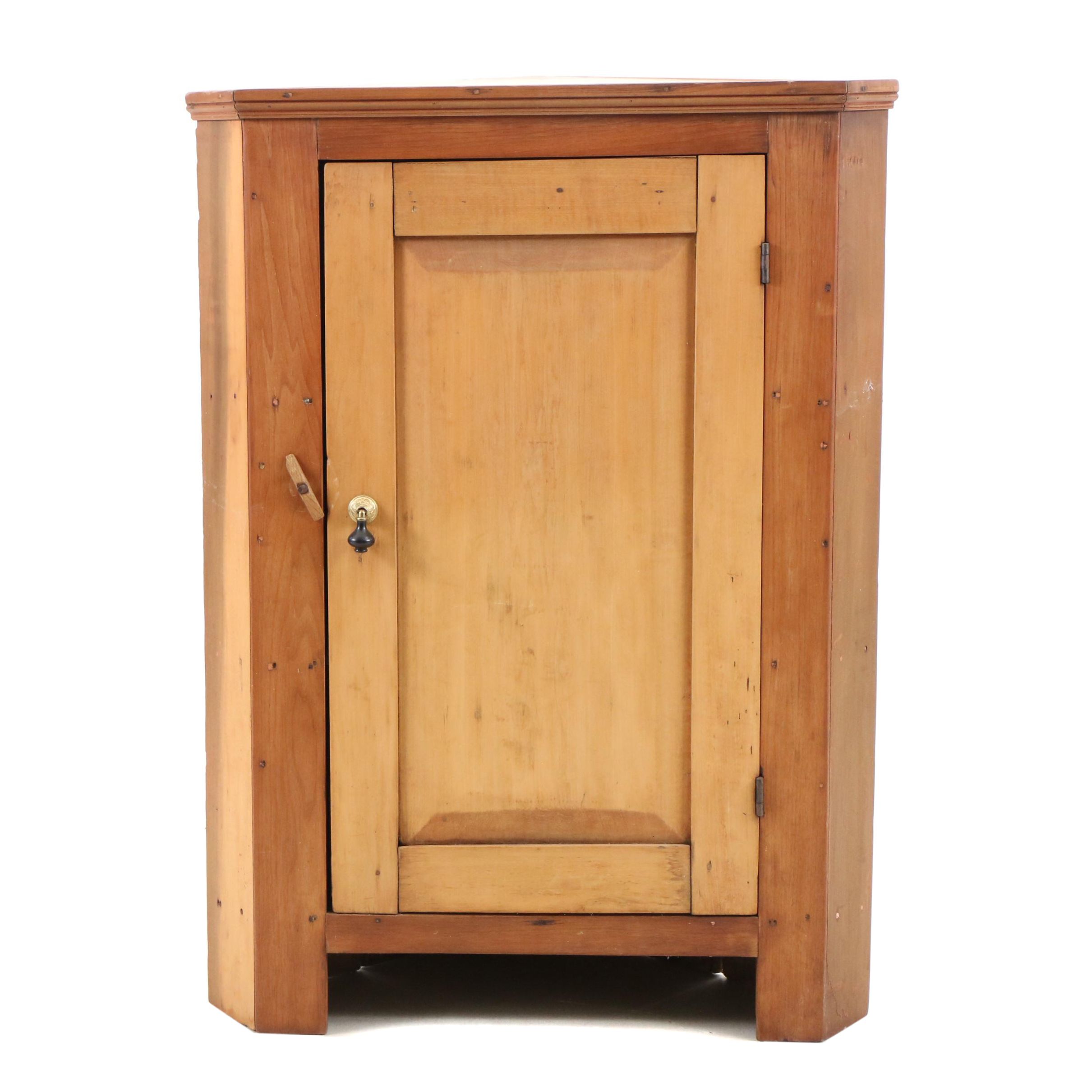 Bench Made Poplar Corner Cabinet
