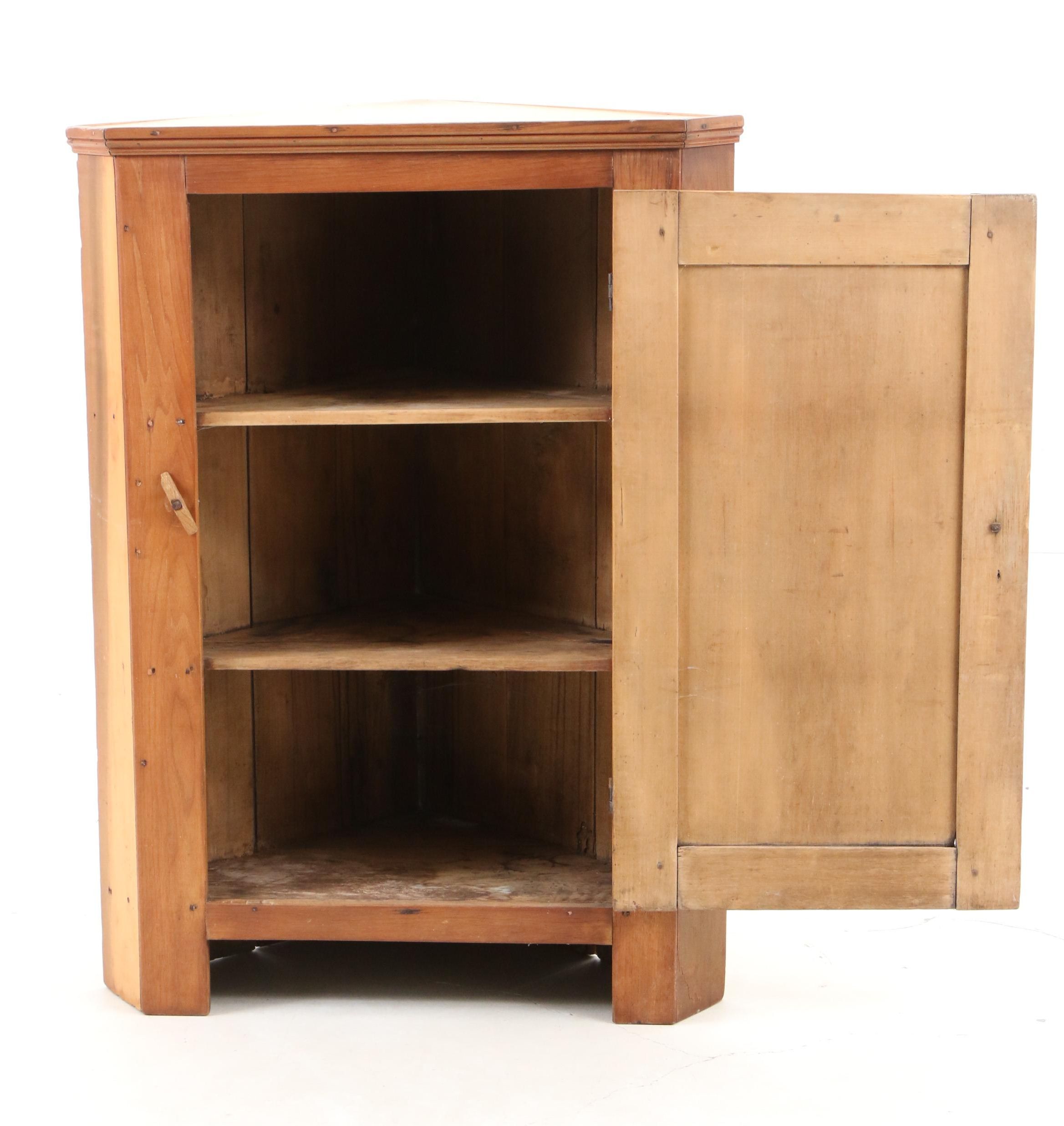 Bench Made Poplar Corner Cabinet