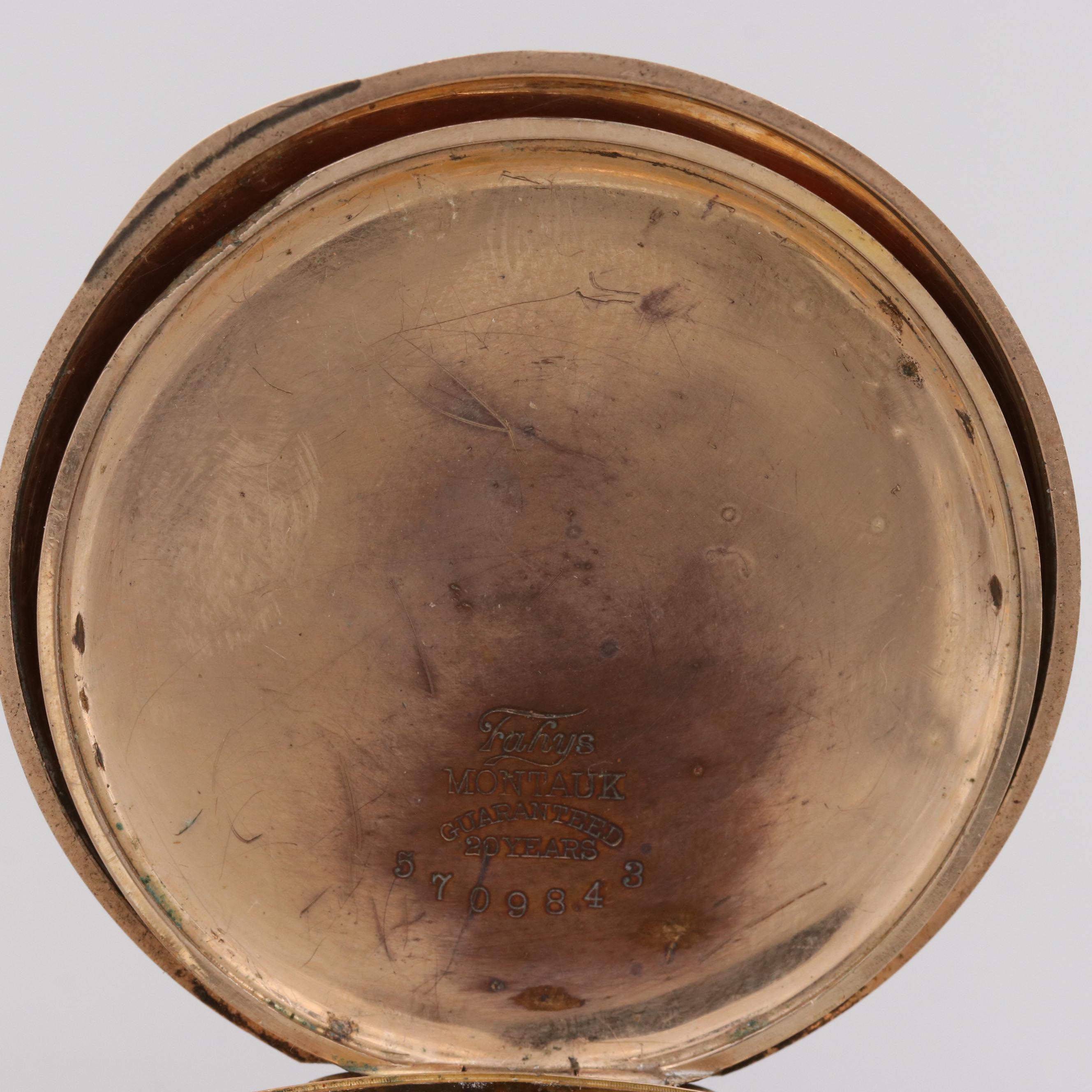 Antique Elgin Gold Filled Hunter Case Pocket Watch, 1899