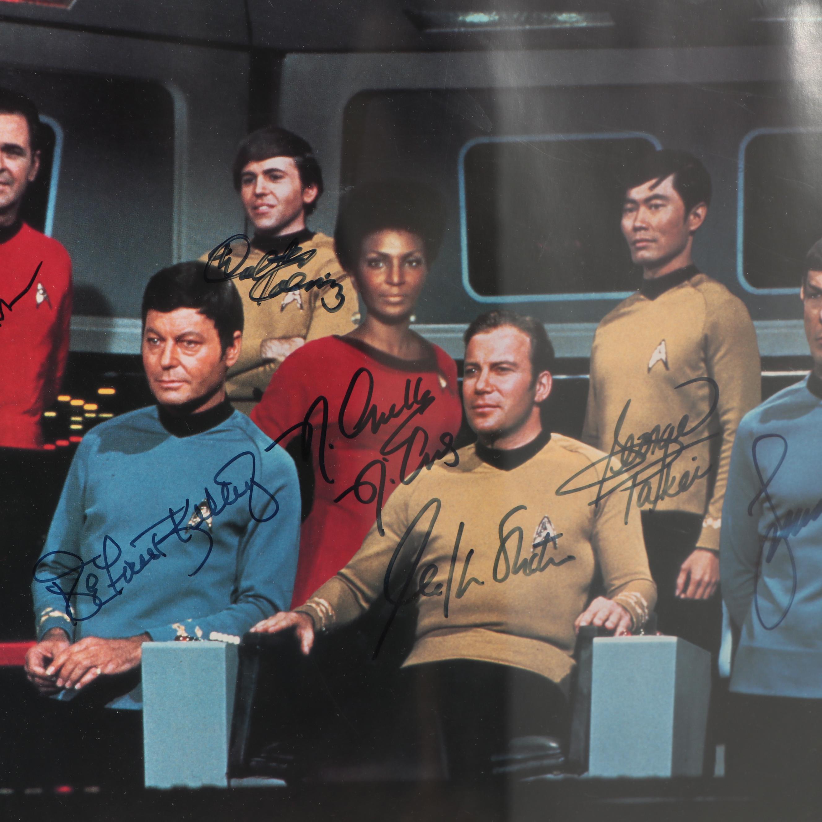 "Star Trek" Original Cast Photograph with Autographs