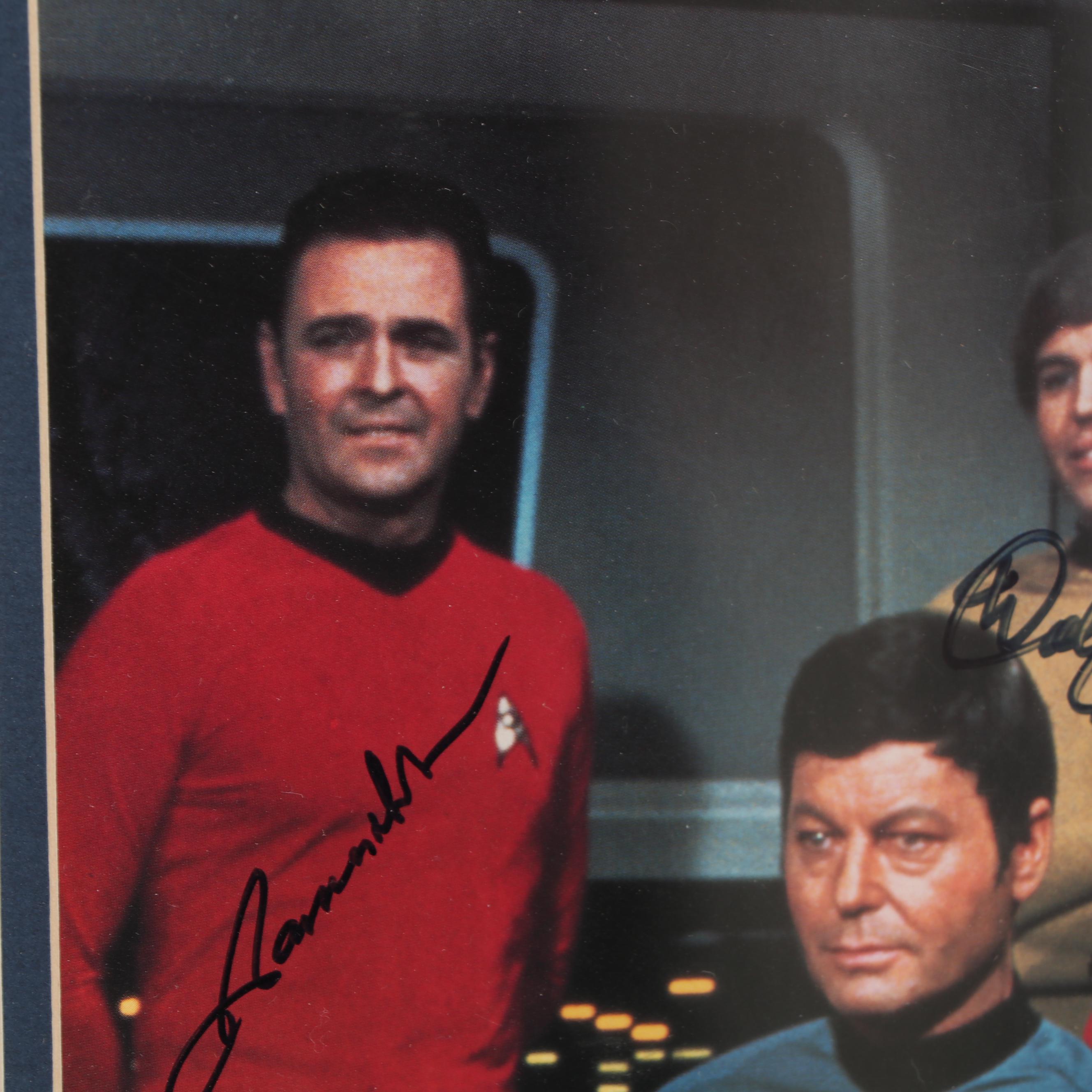 "Star Trek" Original Cast Photograph with Autographs