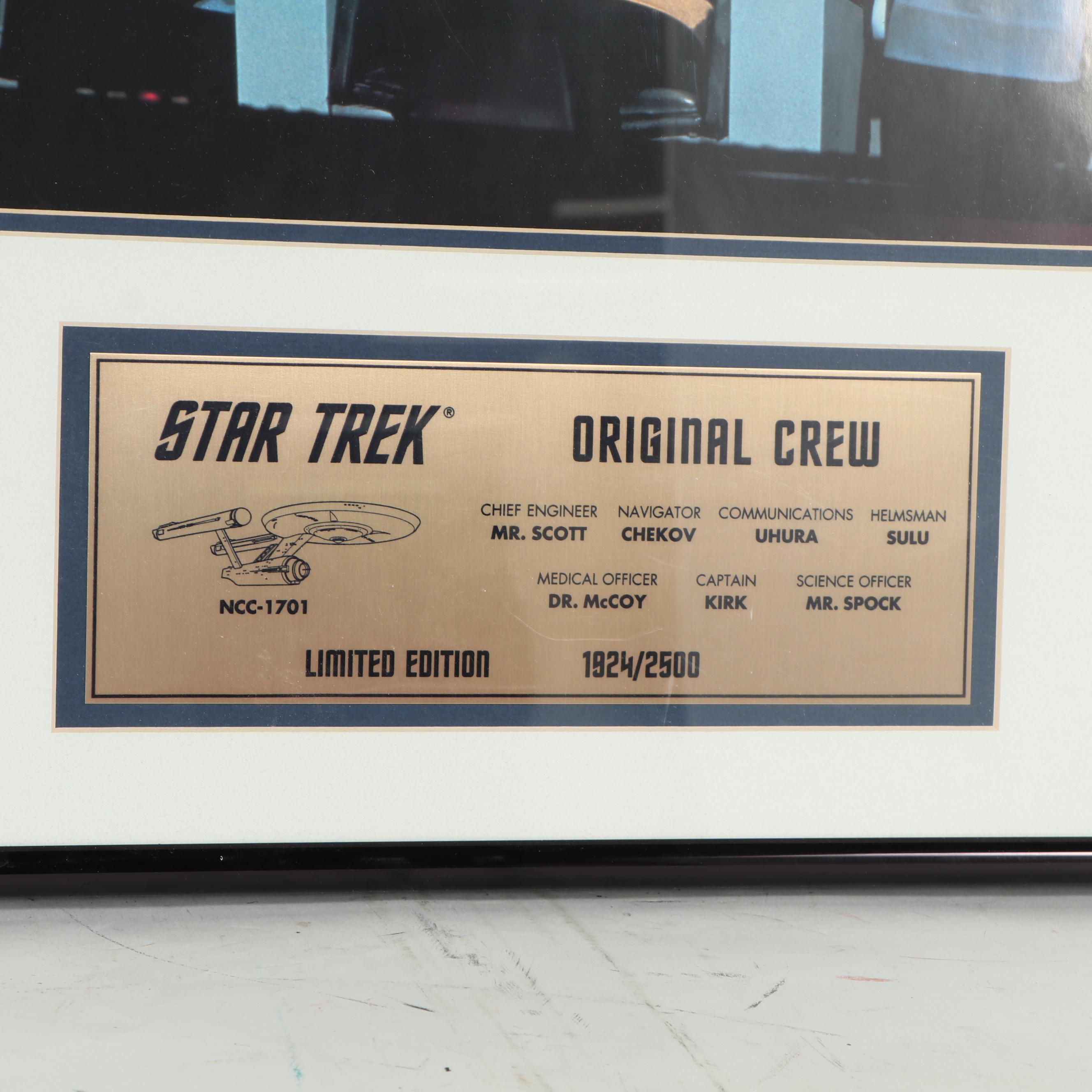 "Star Trek" Original Cast Photograph with Autographs