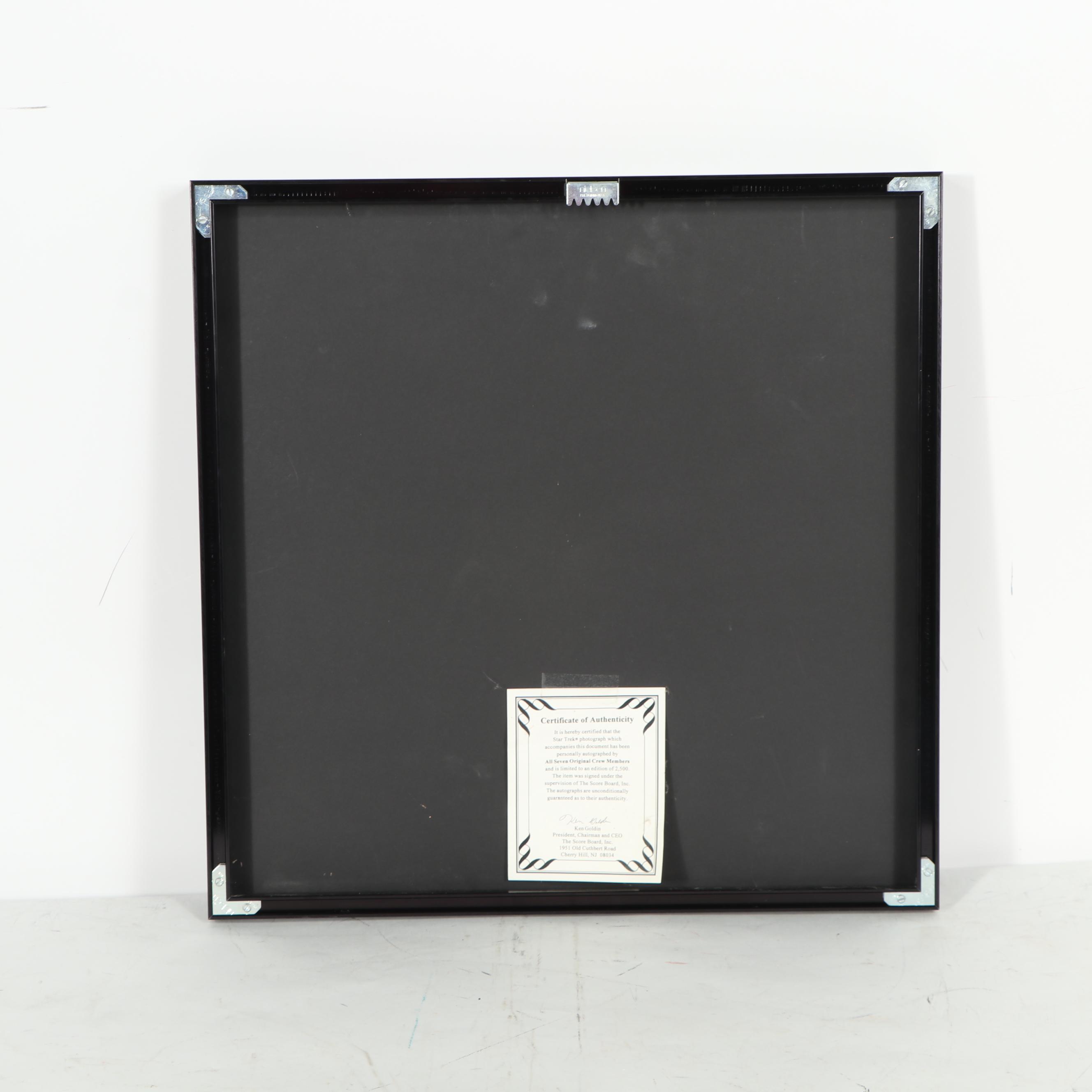 "Star Trek" Original Cast Photograph with Autographs