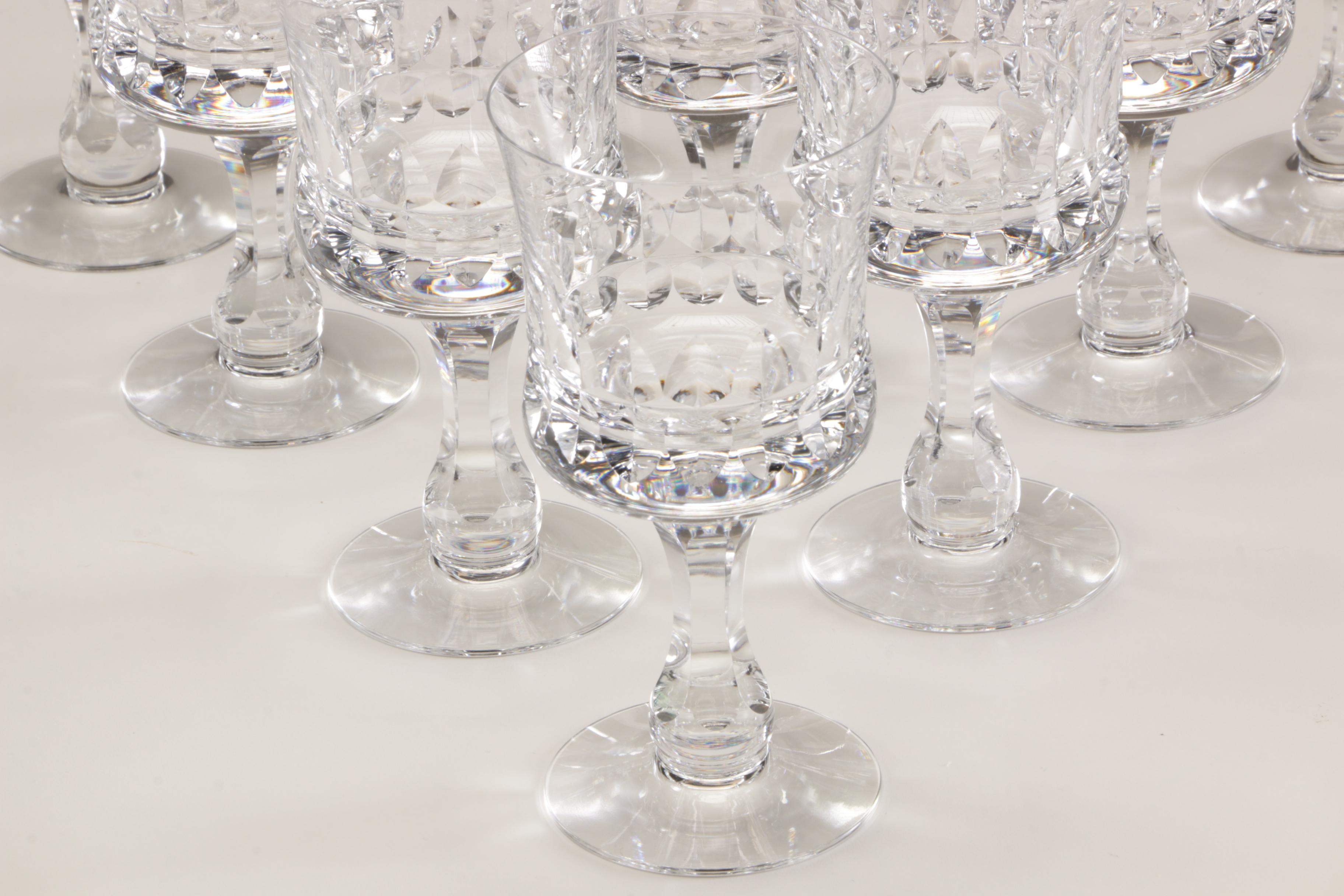 Kosta Boda "Prince" Crystal Glass Wine Glasses