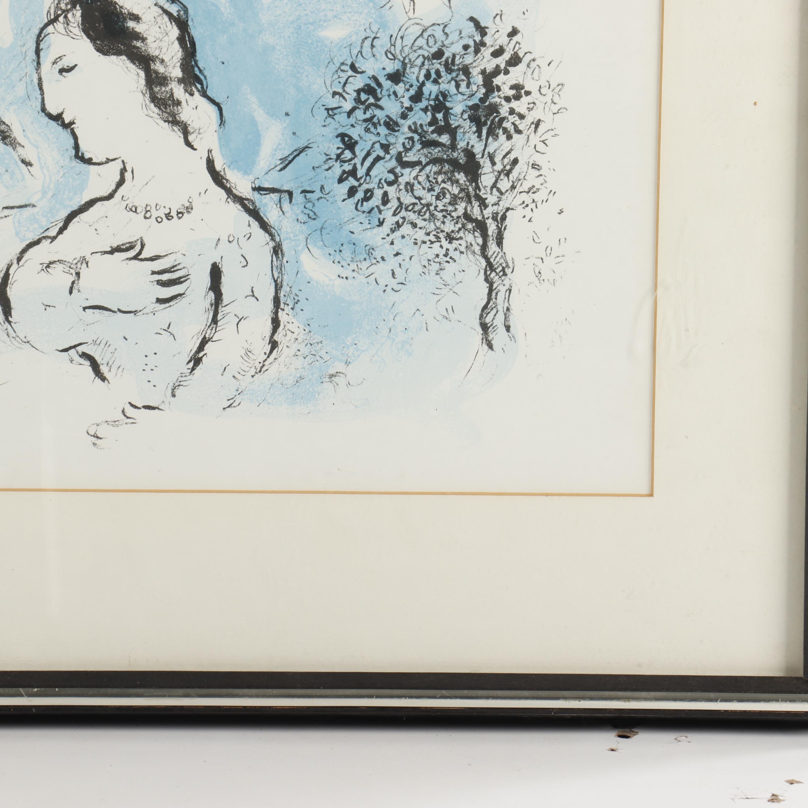 Marc Chagall Color Lithograph for "Derrière le Miroir"