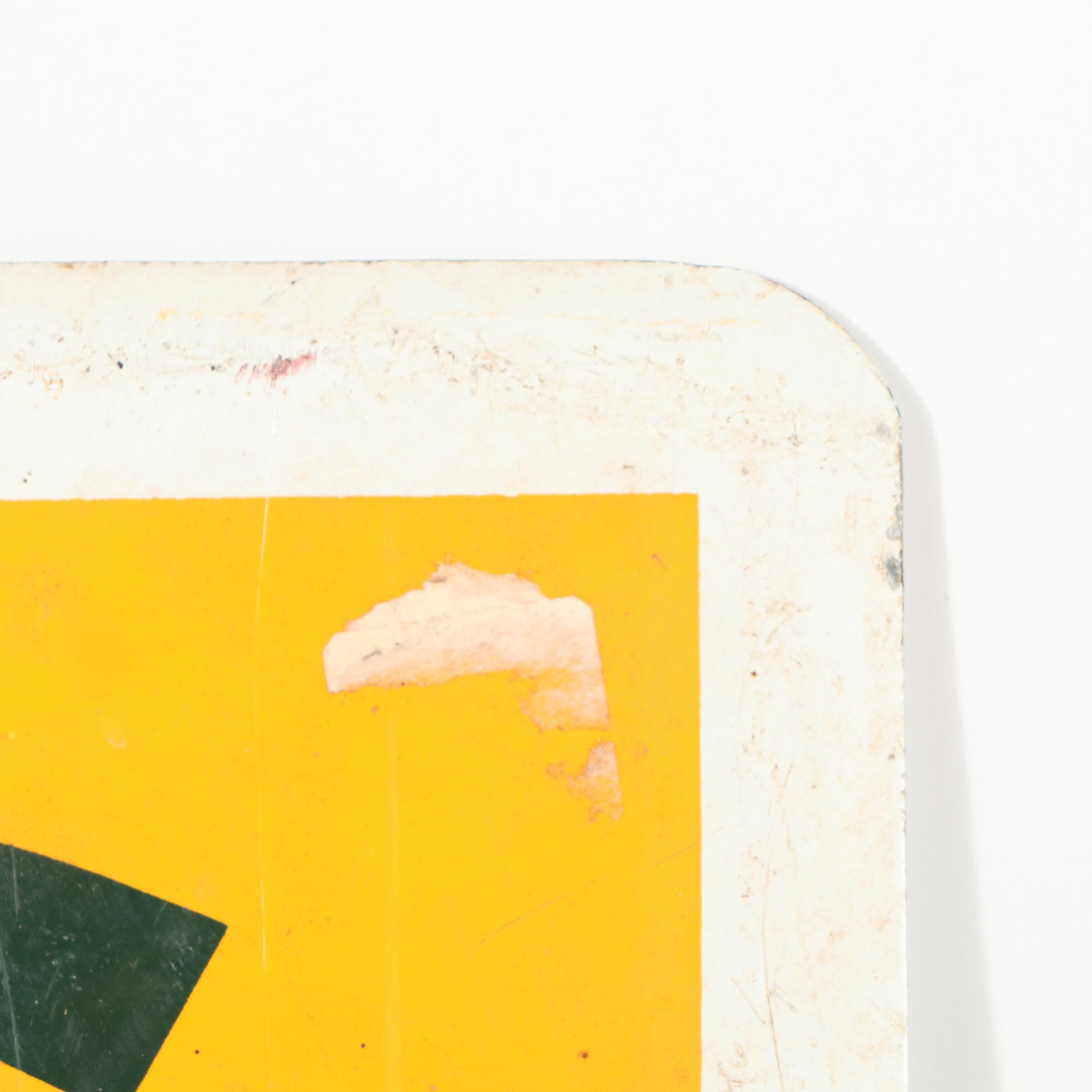 Vintage Metal Sign "Funk's G Hybrid Corn Dealer"