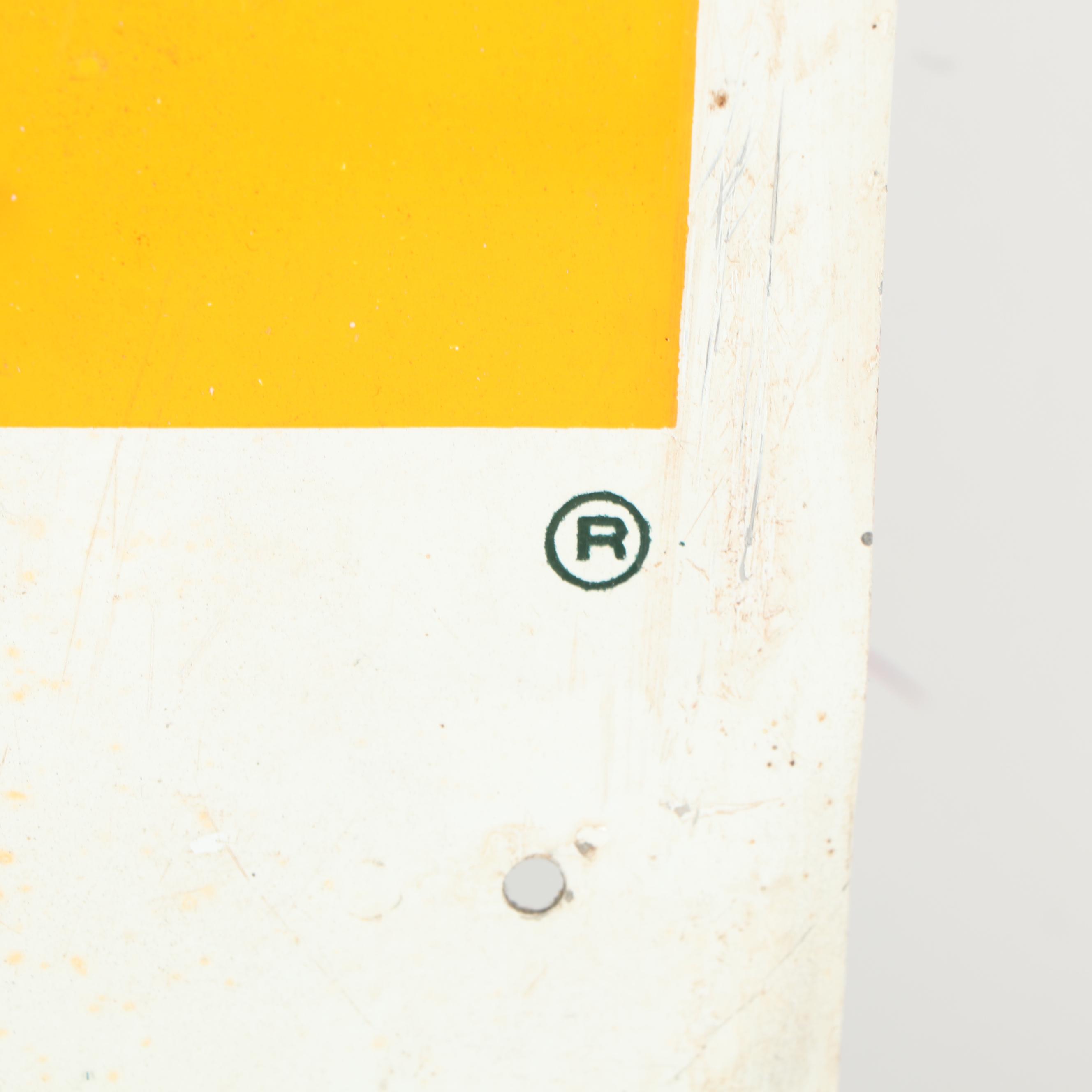 Vintage Metal Sign "Funk's G Hybrid Corn Dealer"