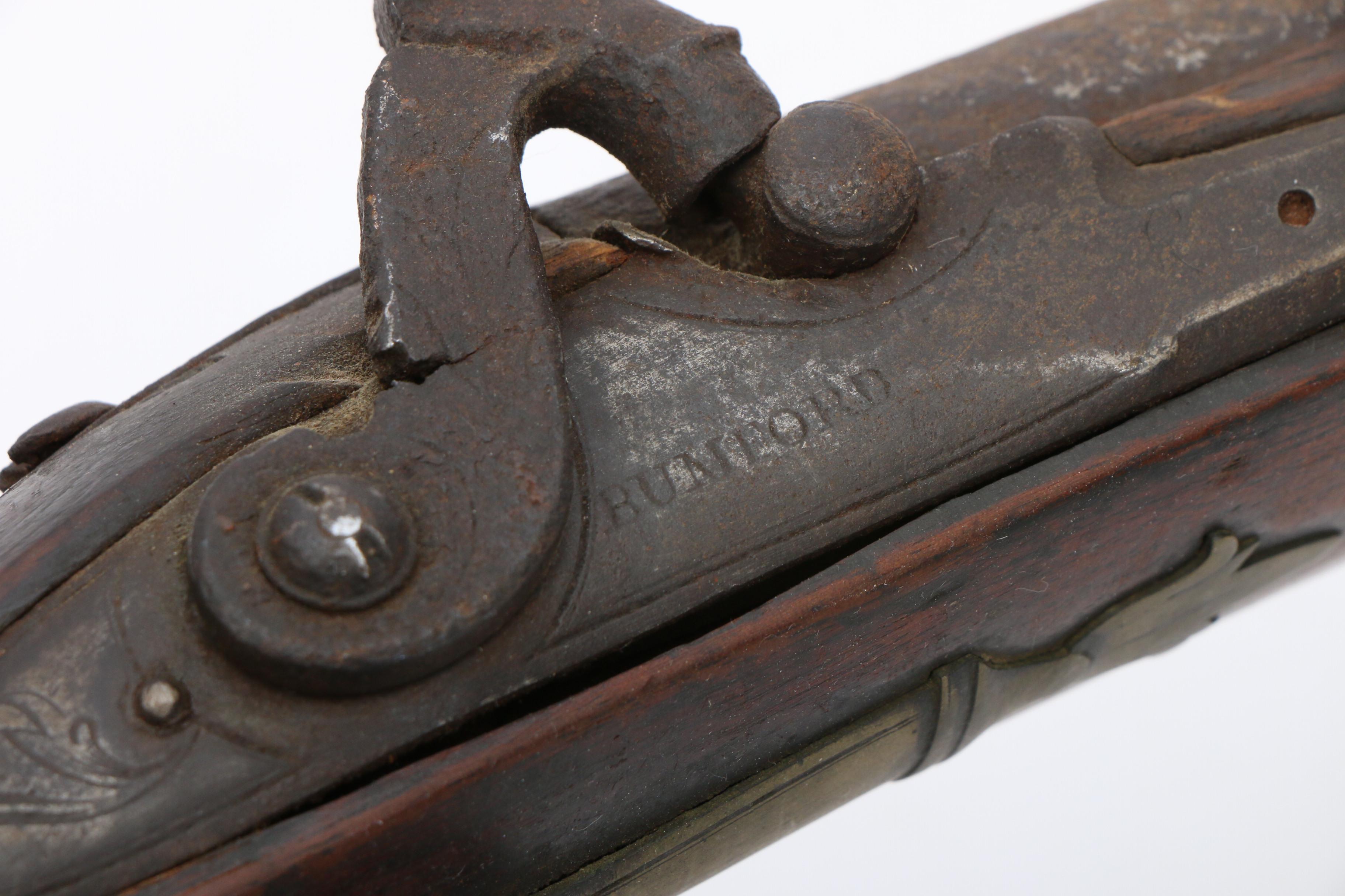 Antique Bumford Caplock Long Rifle