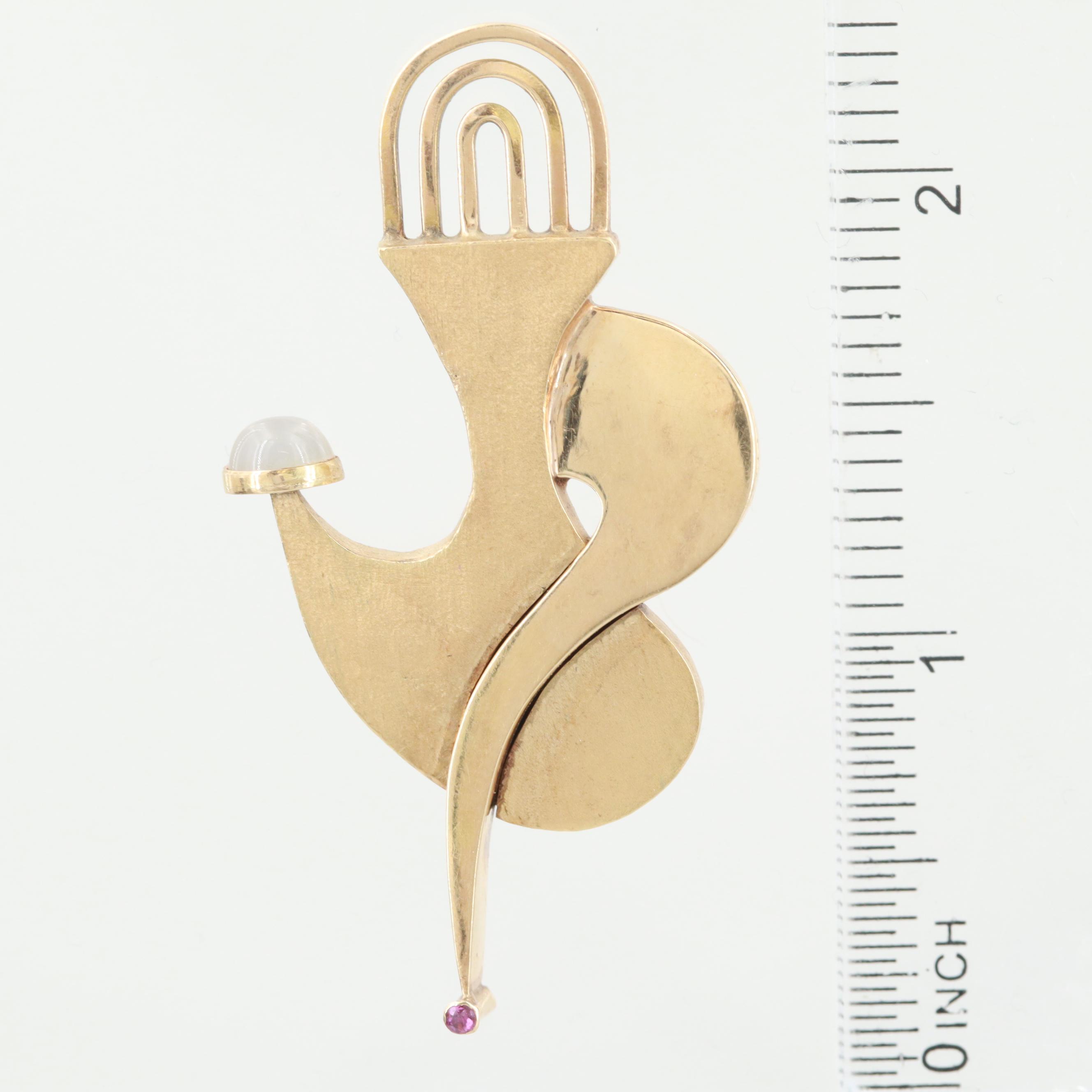 Richard Barth 14K Yellow Gold One of Seventy Nine Pendant