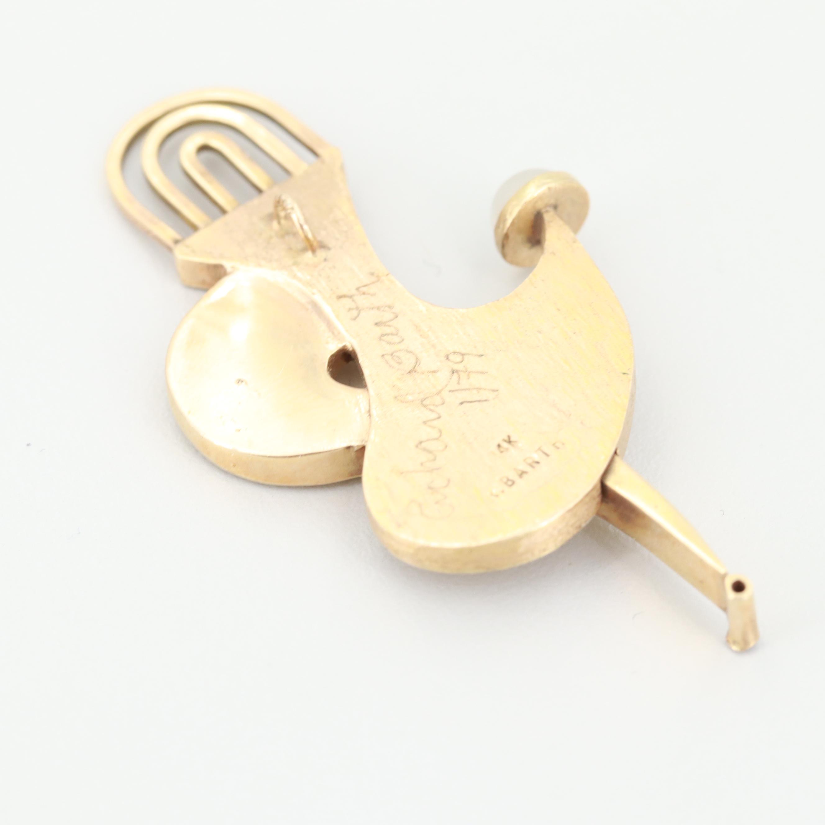 Richard Barth 14K Yellow Gold One of Seventy Nine Pendant