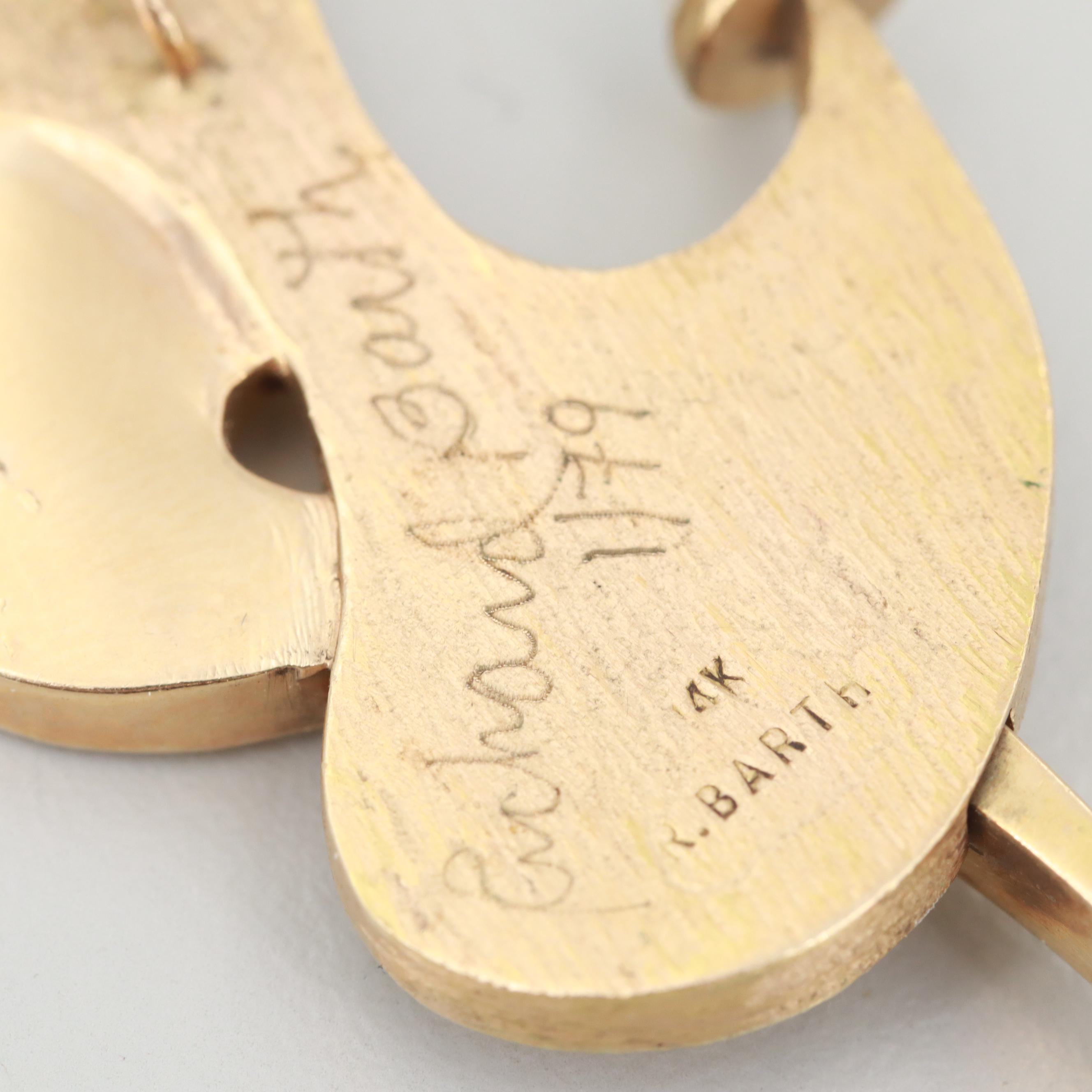 Richard Barth 14K Yellow Gold One of Seventy Nine Pendant