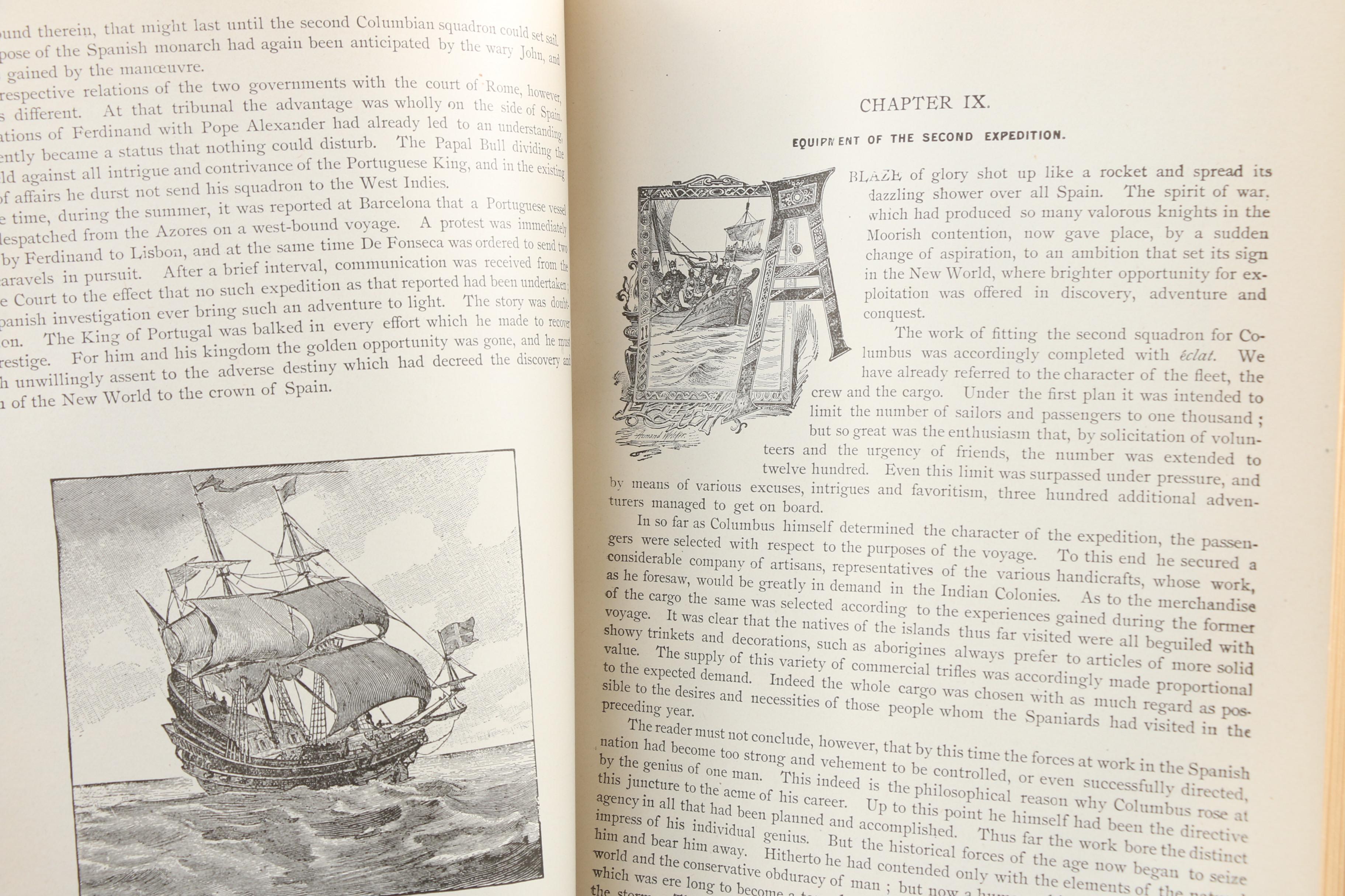 1892 Illustrated "Columbus and Columbia"