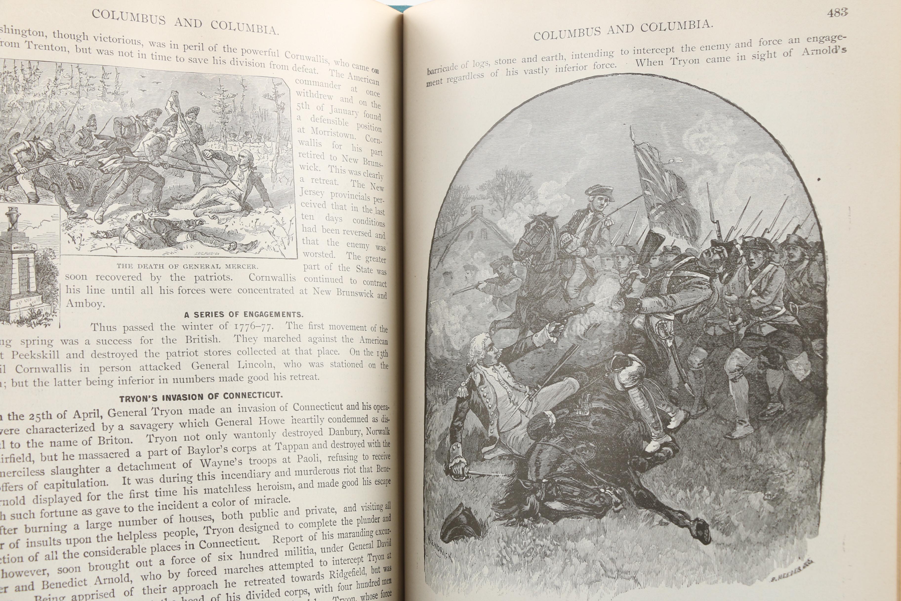 1892 Illustrated "Columbus and Columbia"