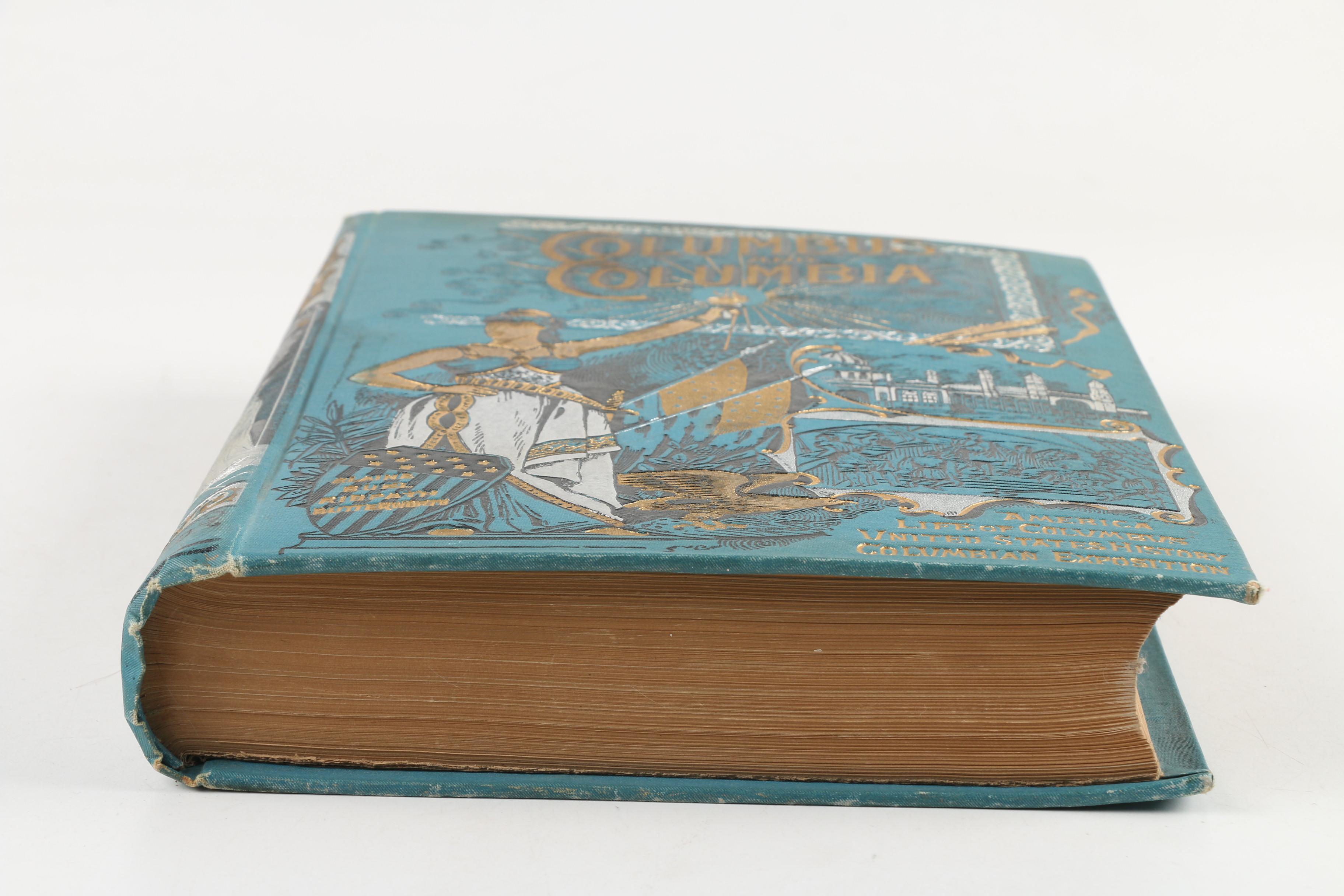 1892 Illustrated "Columbus and Columbia"