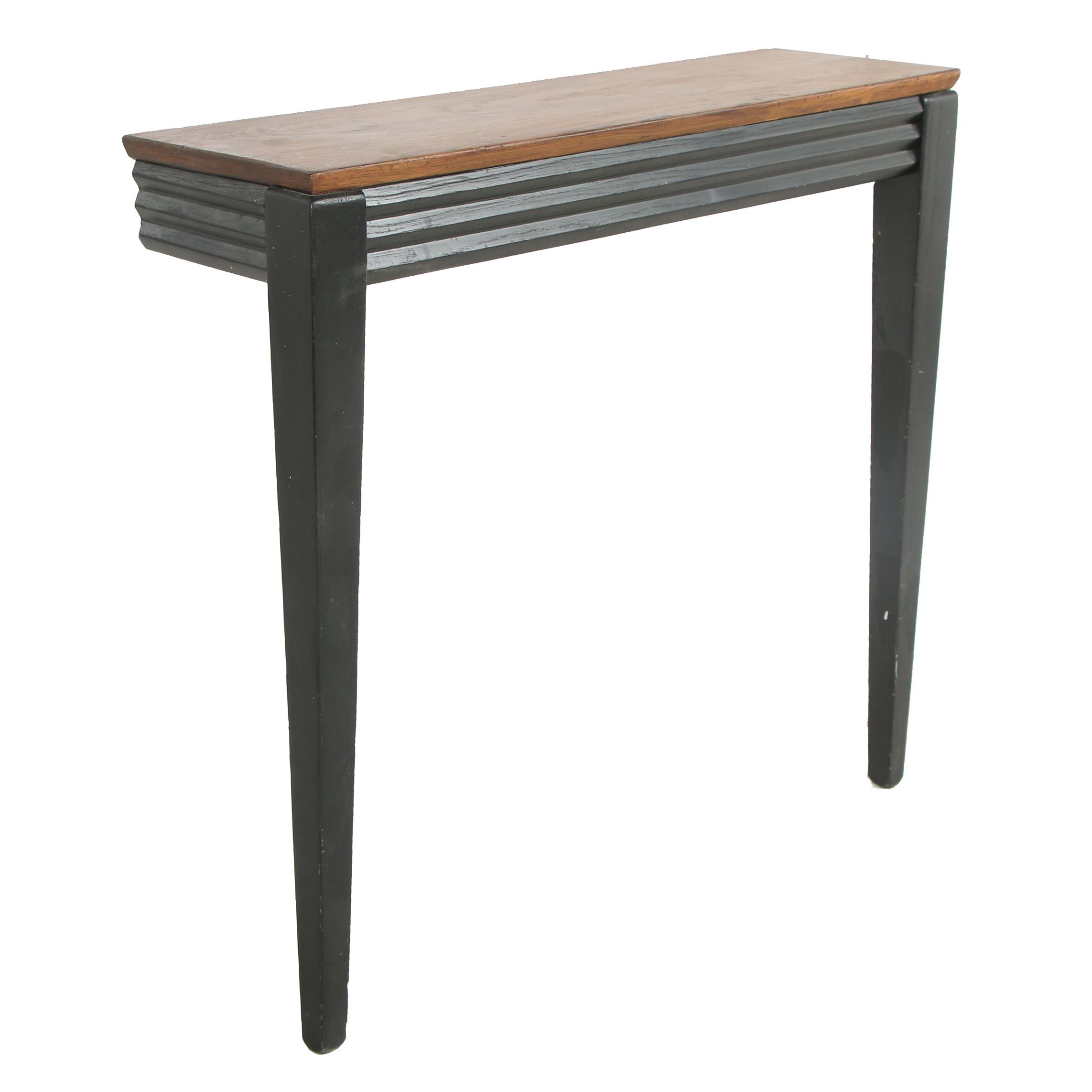 Painted Wooden Wall Mount Hall Table, 20th Century