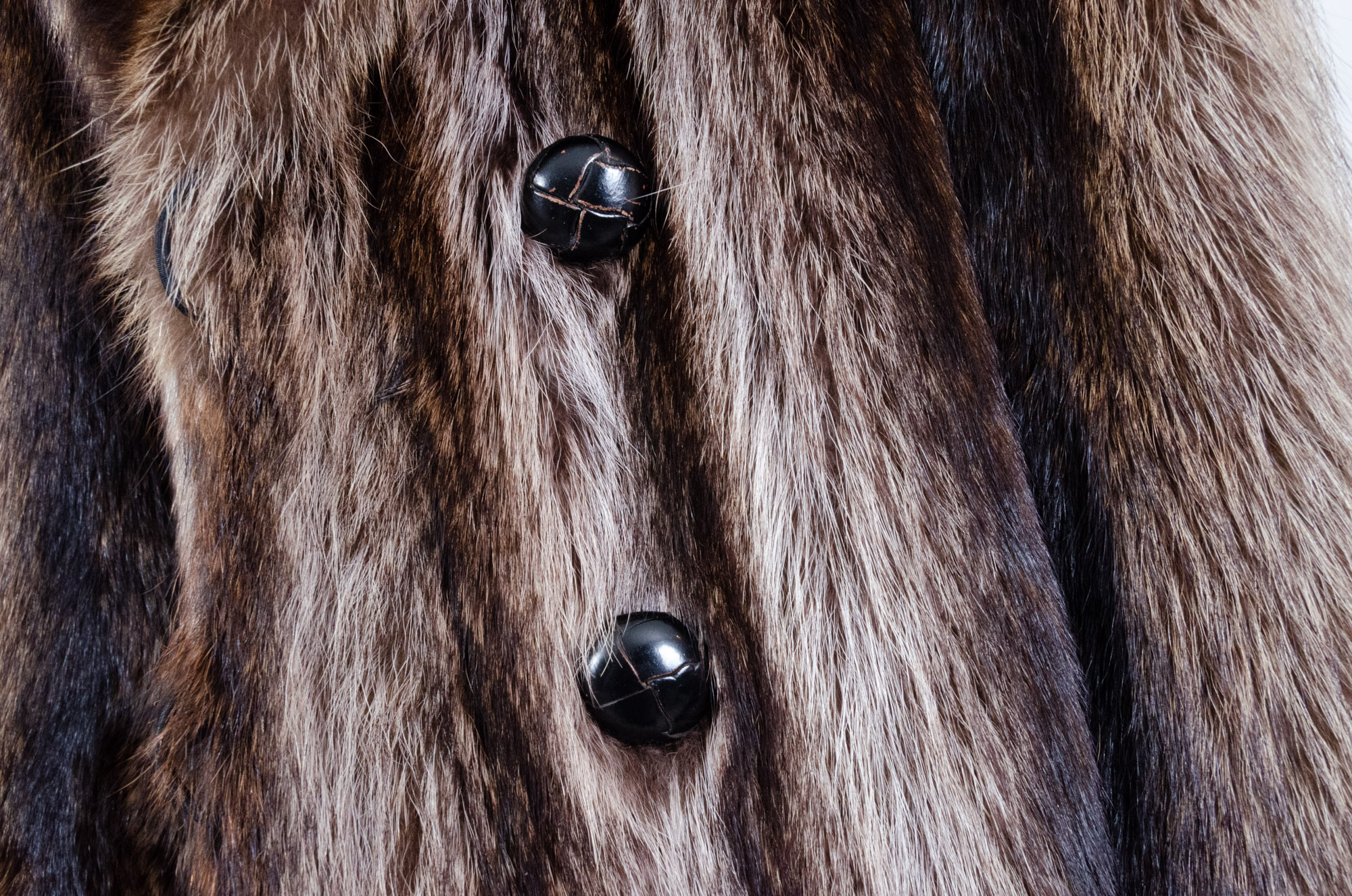 Men's Full-Length Raccoon Fur Coat and North King Raccoon Fur Hat, Vintage