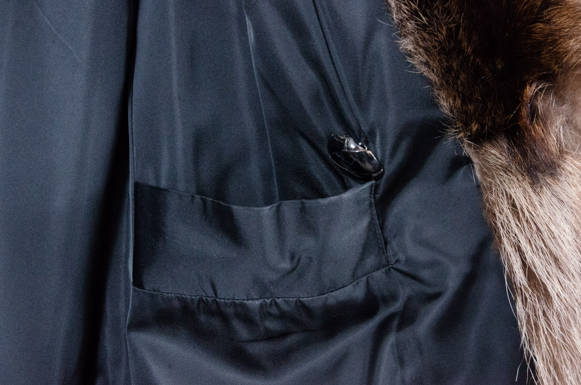 Men's Full-Length Raccoon Fur Coat and North King Raccoon Fur Hat, Vintage