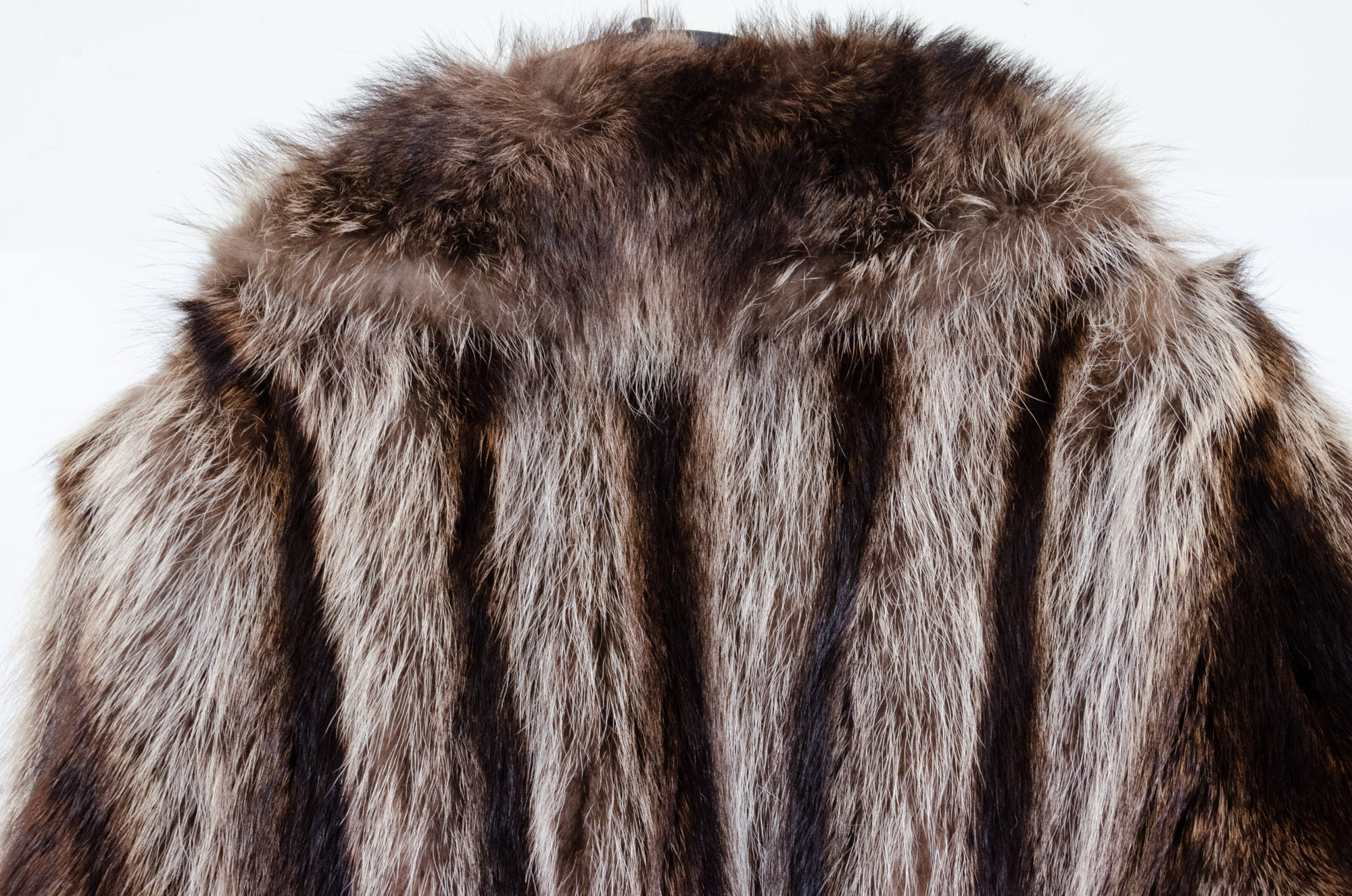 Men's Full-Length Raccoon Fur Coat and North King Raccoon Fur Hat, Vintage