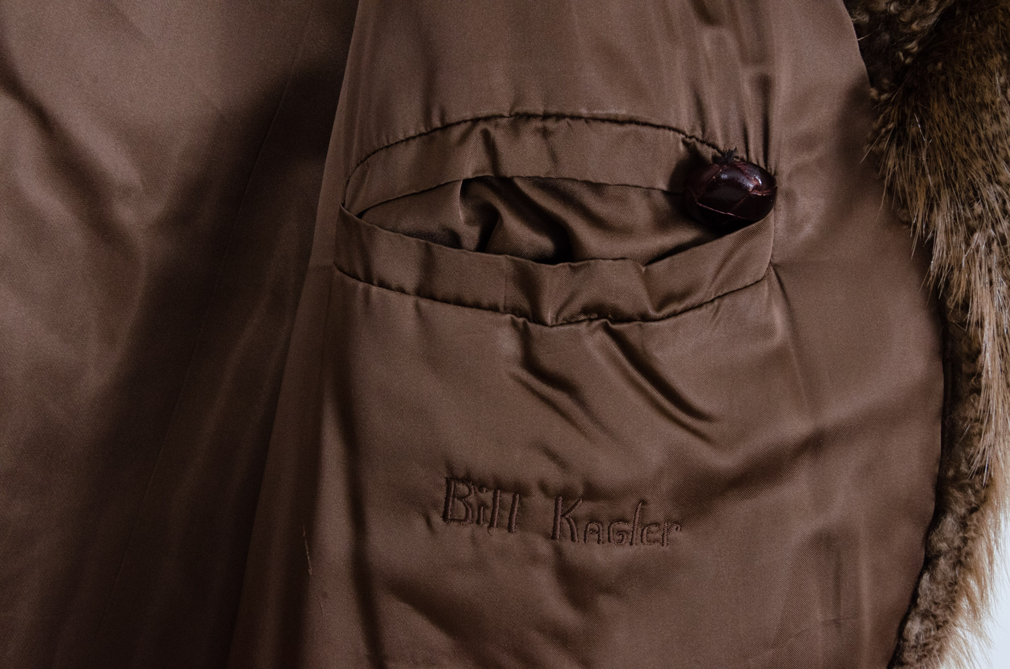 Men's Sheared Beaver Full-Length Fur Coat, Vintage