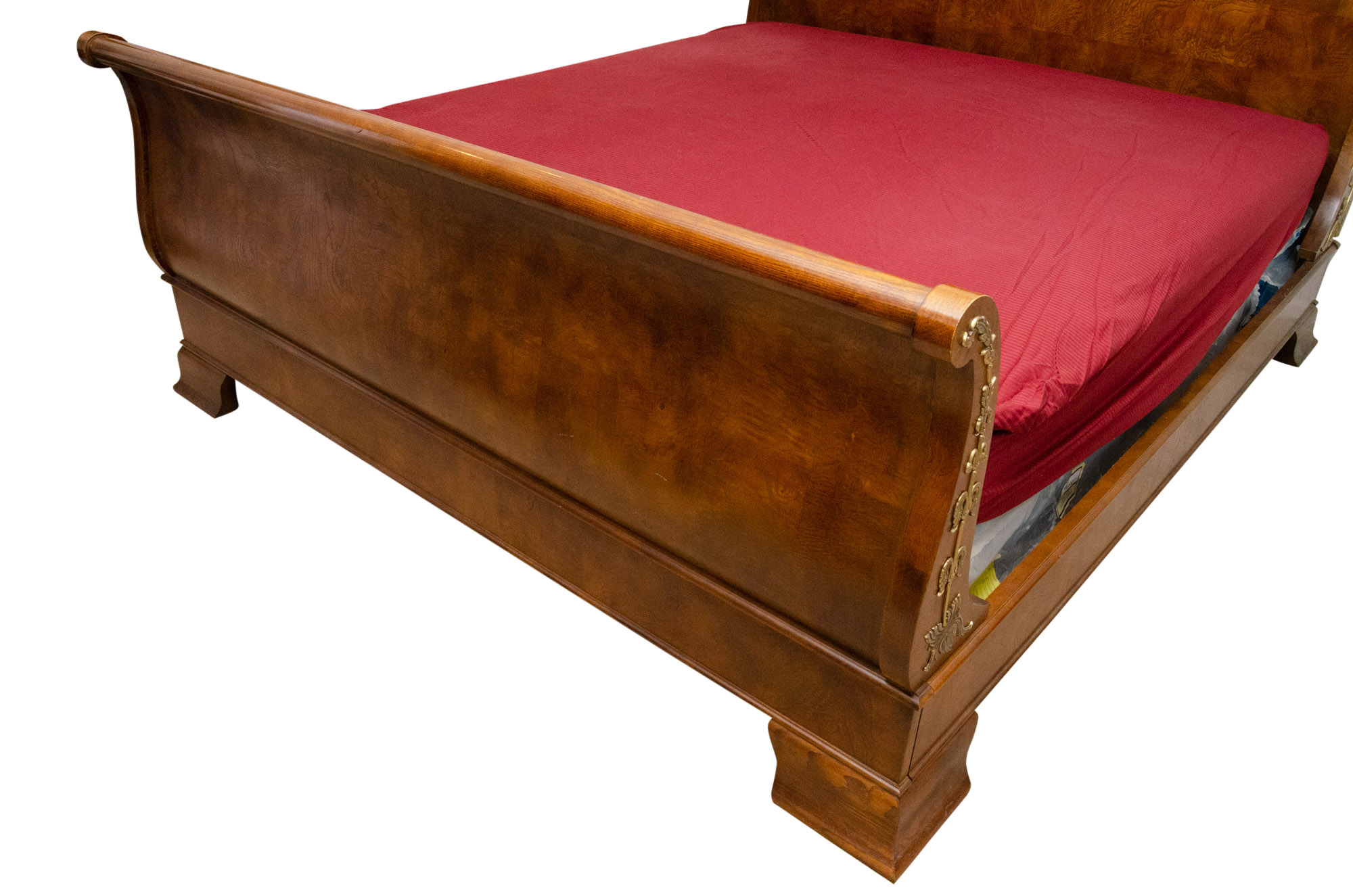 Henredon Charles X Style King-Size Sleigh Bed