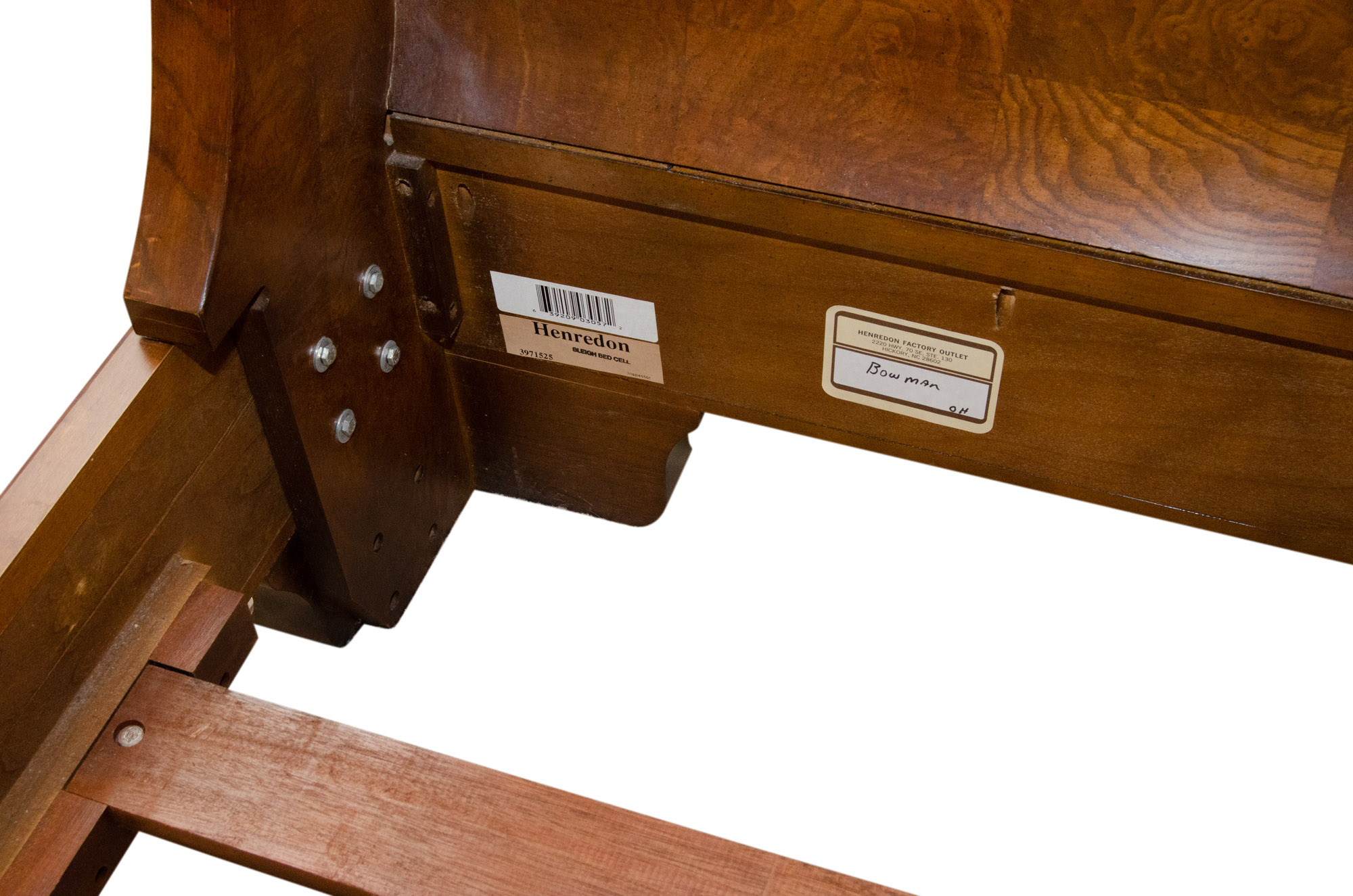 Henredon Charles X Style King-Size Sleigh Bed