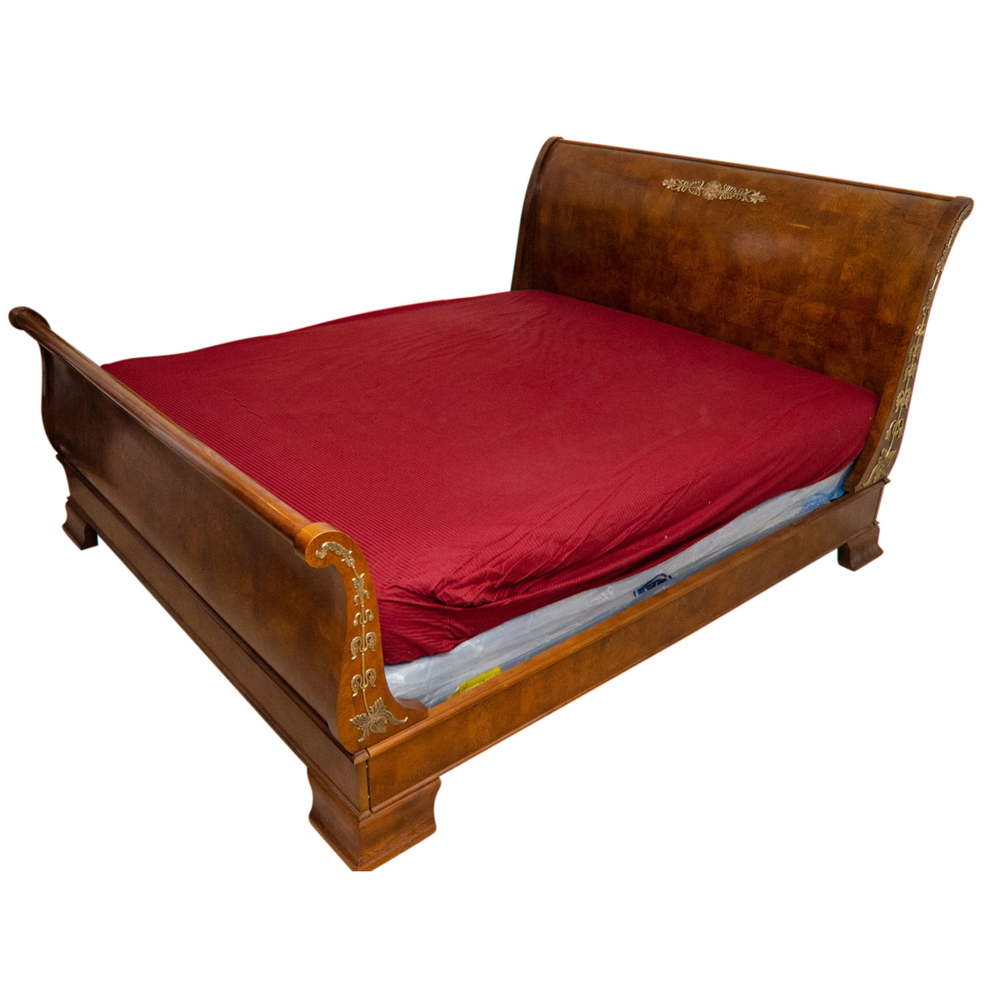 Henredon Charles X Style King-Size Sleigh Bed