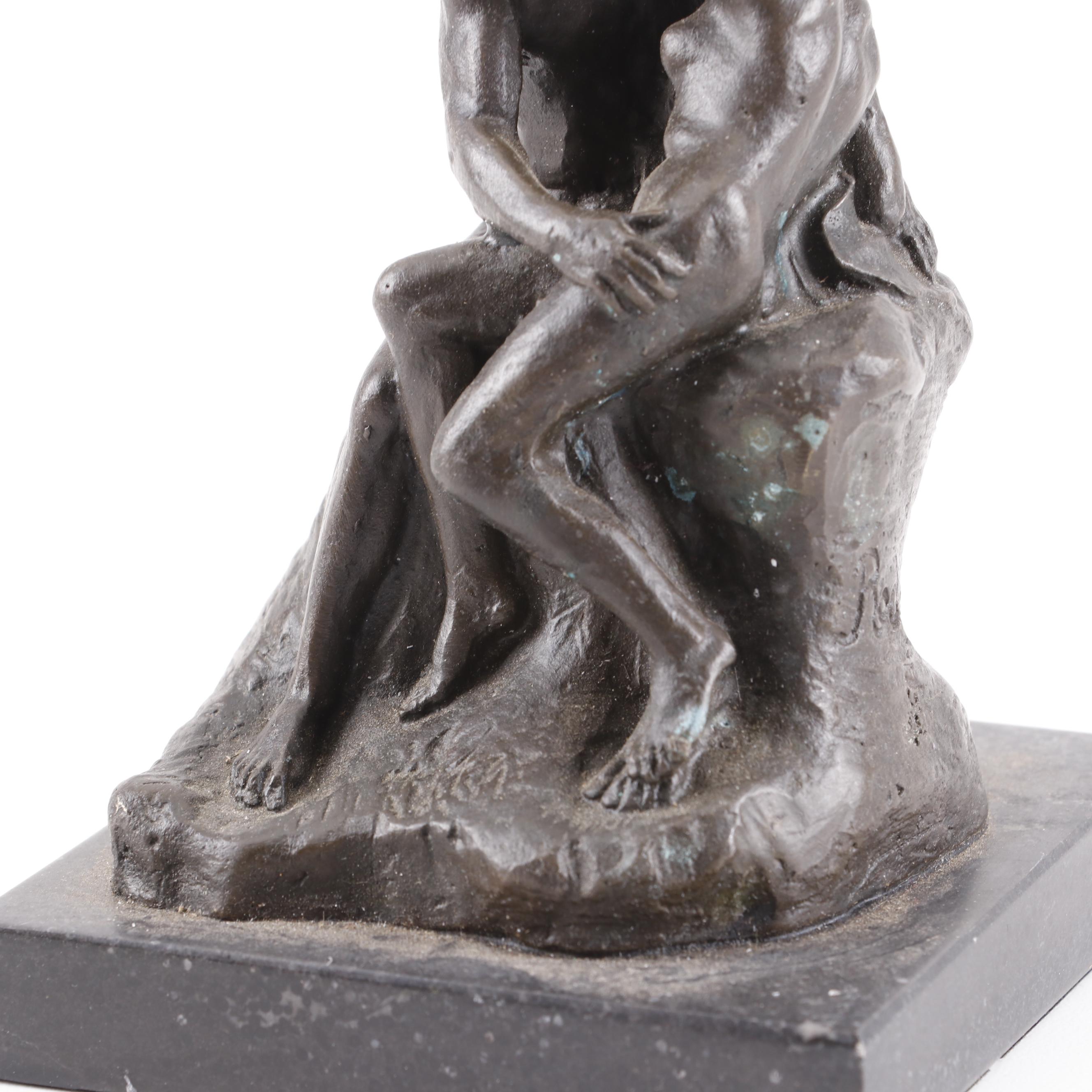 Reproduction Bronze Statue after Auguste Rodin "The Kiss"