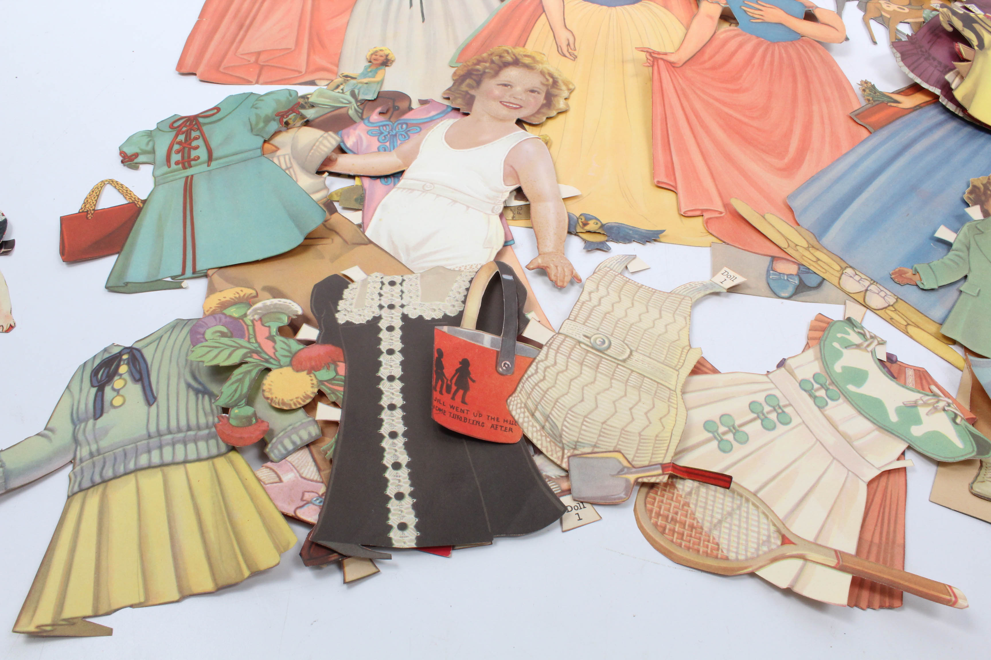 1930s Shirley Temple and Disney's Snow White Paper Dolls