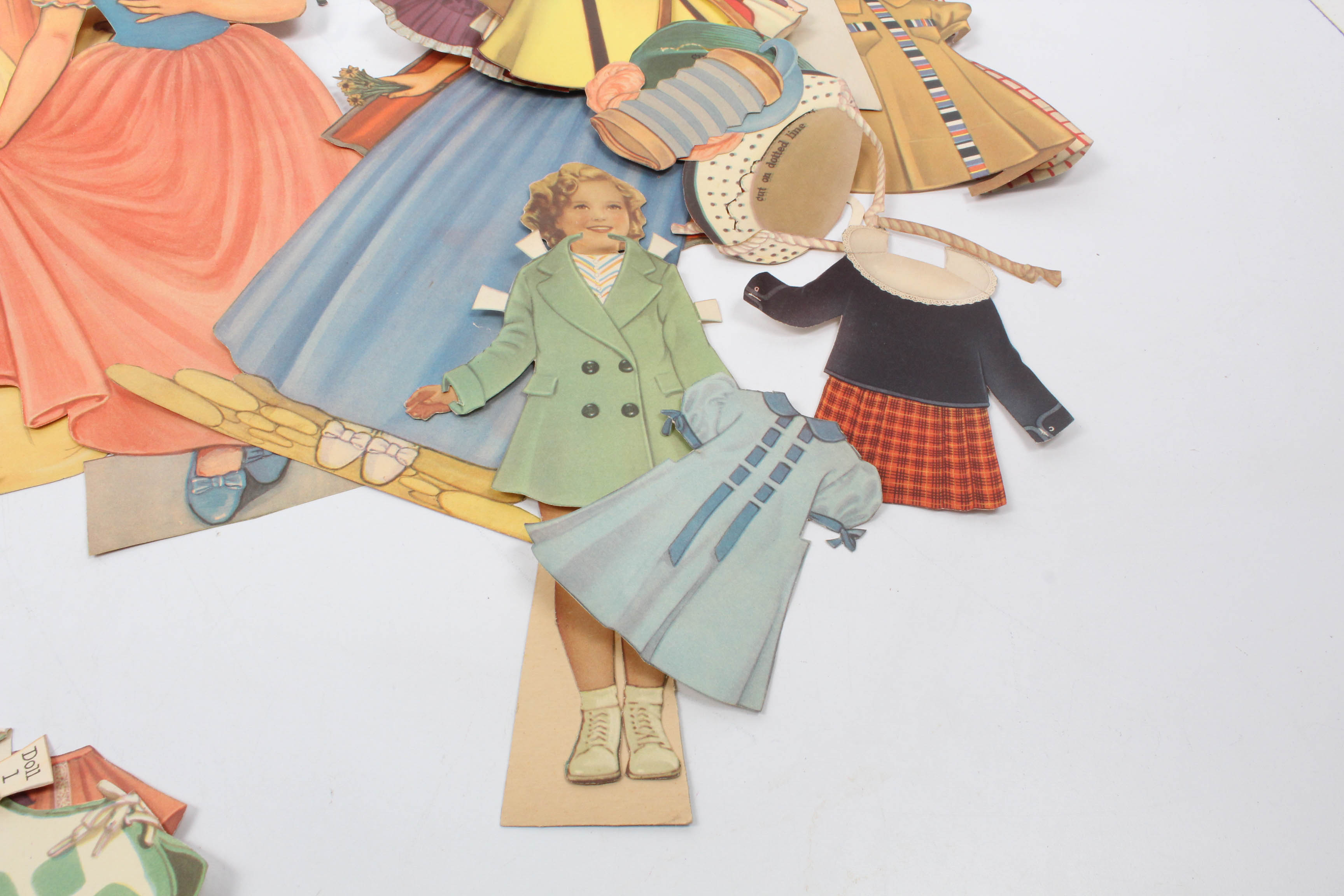 1930s Shirley Temple and Disney's Snow White Paper Dolls