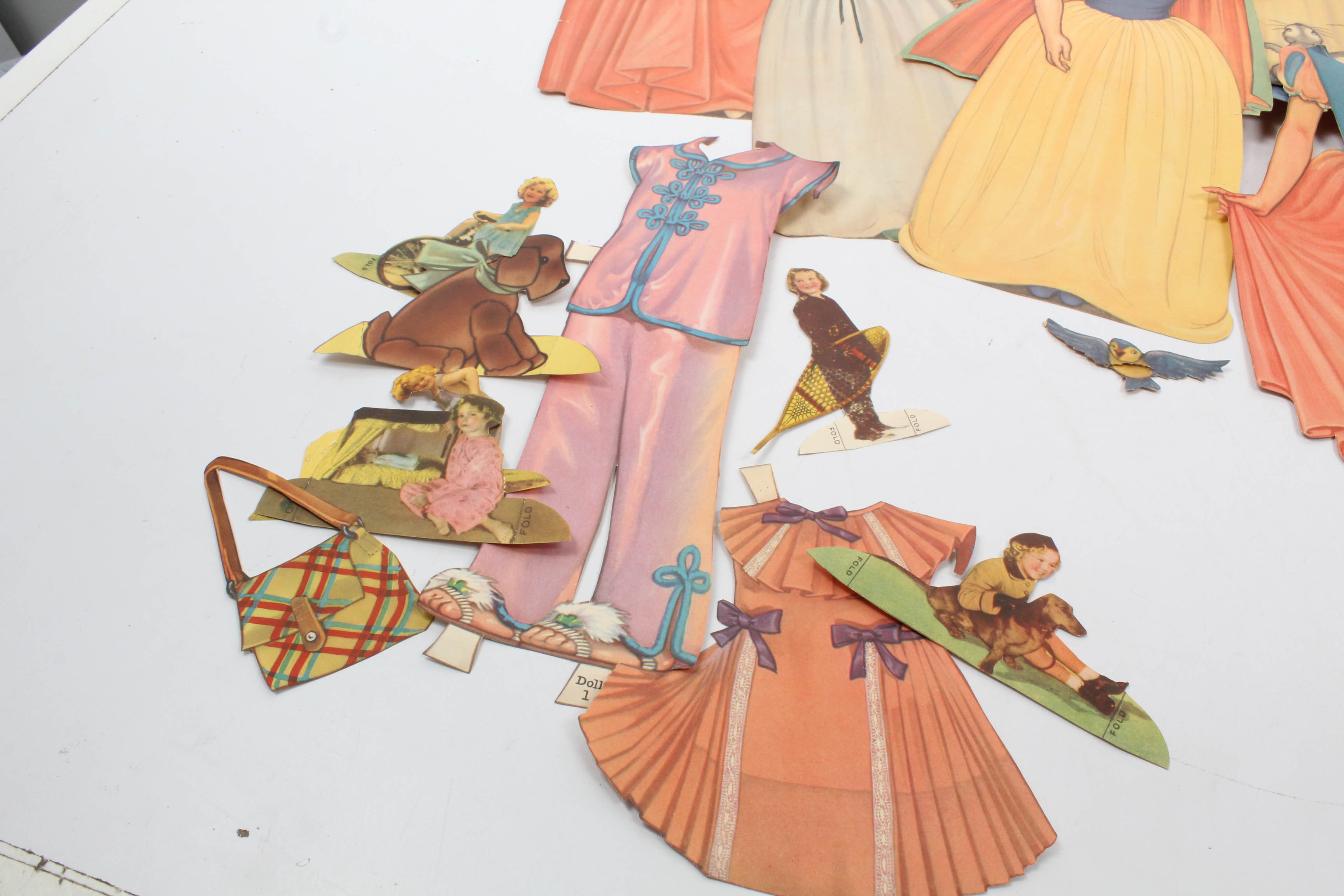 1930s Shirley Temple and Disney's Snow White Paper Dolls
