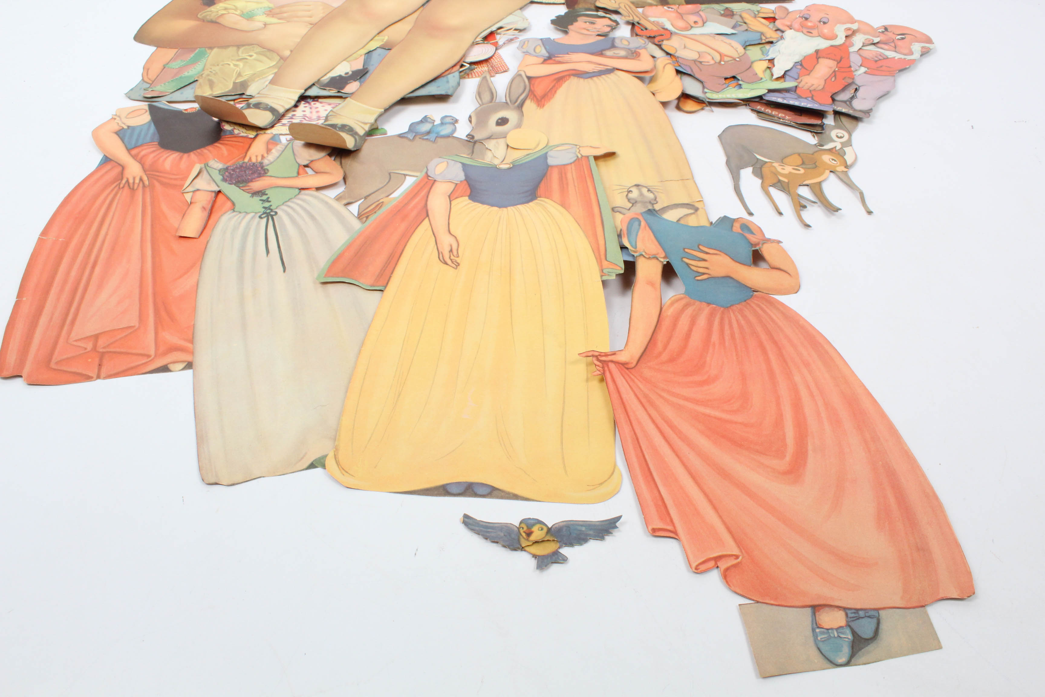 1930s Shirley Temple and Disney's Snow White Paper Dolls