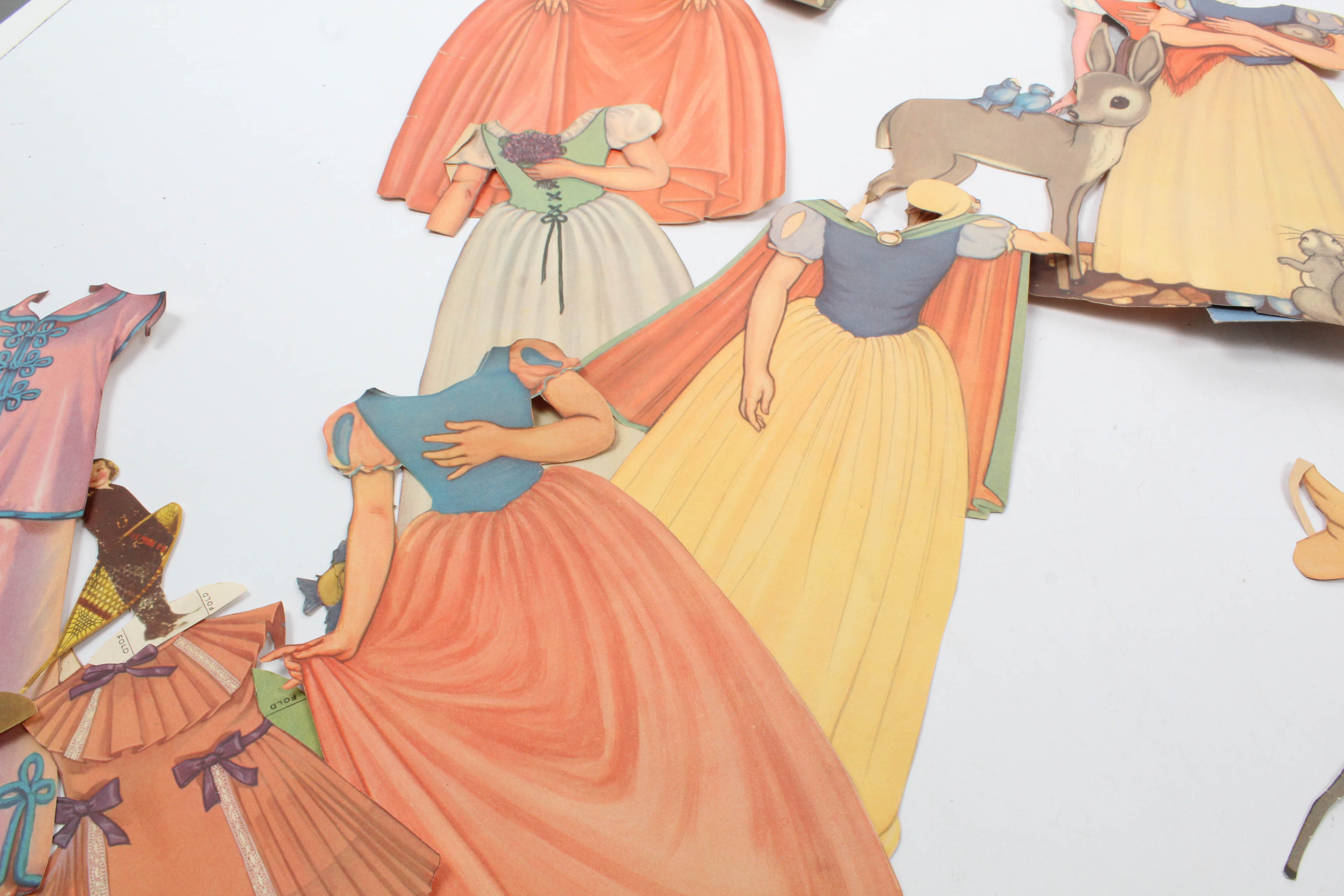 1930s Shirley Temple and Disney's Snow White Paper Dolls