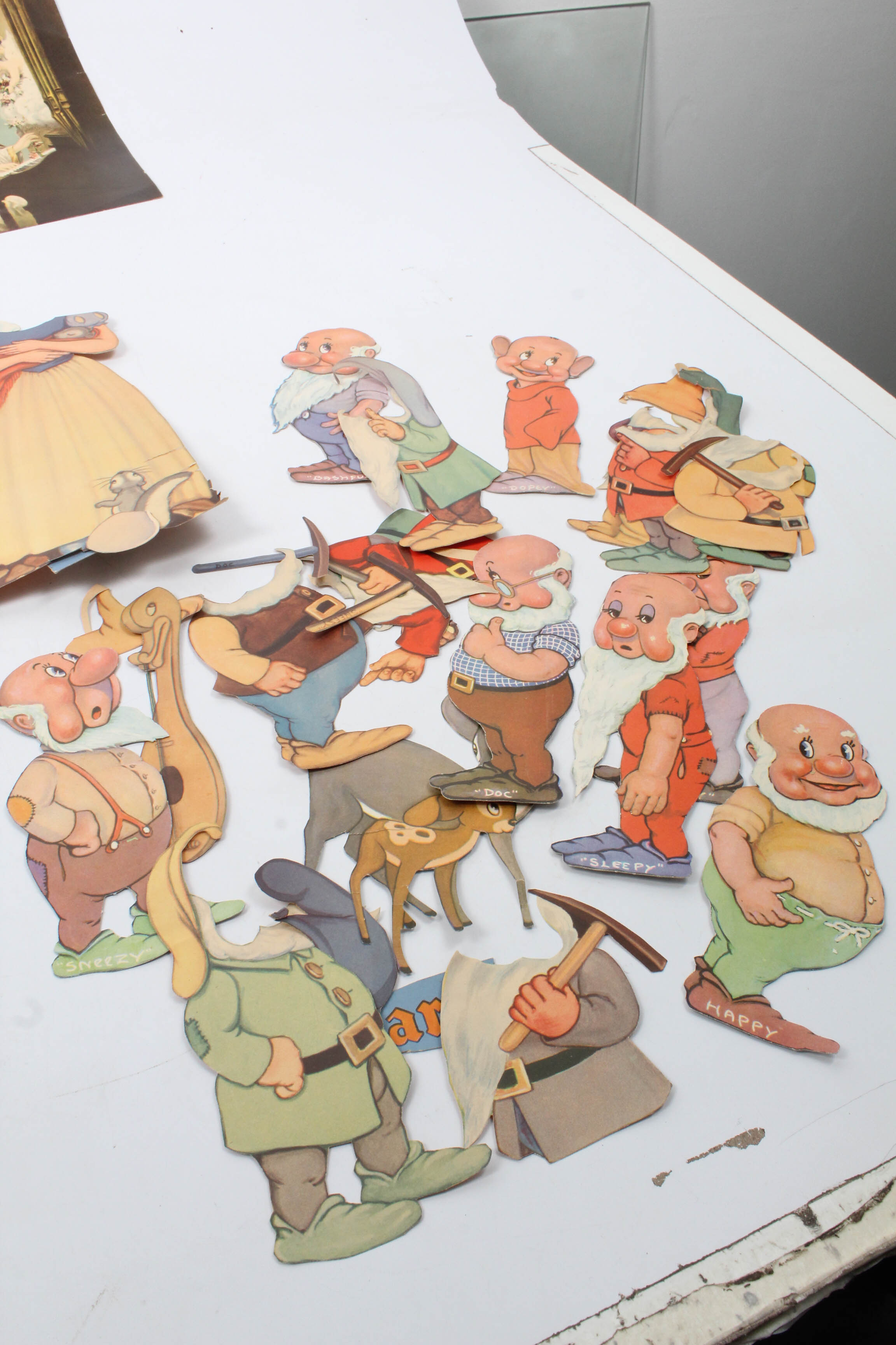 1930s Shirley Temple and Disney's Snow White Paper Dolls