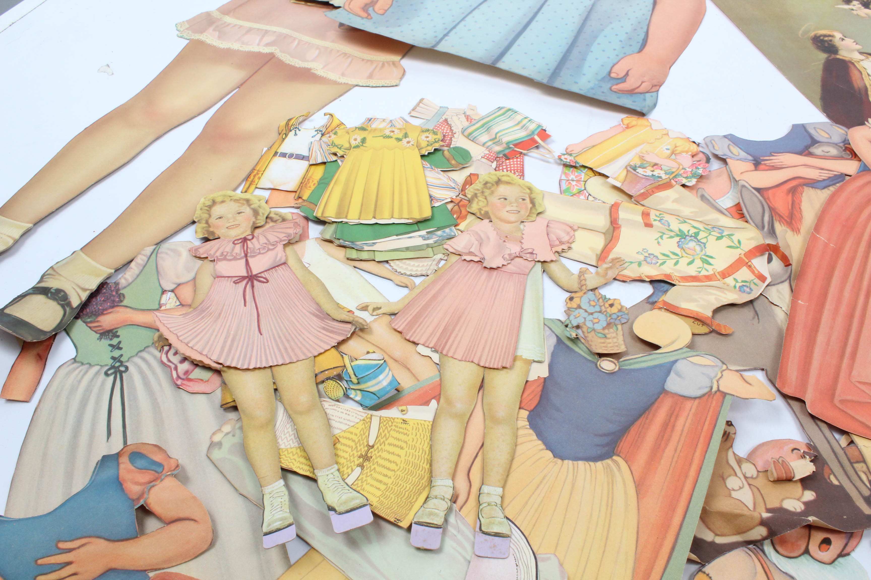 1930s Shirley Temple and Disney's Snow White Paper Dolls