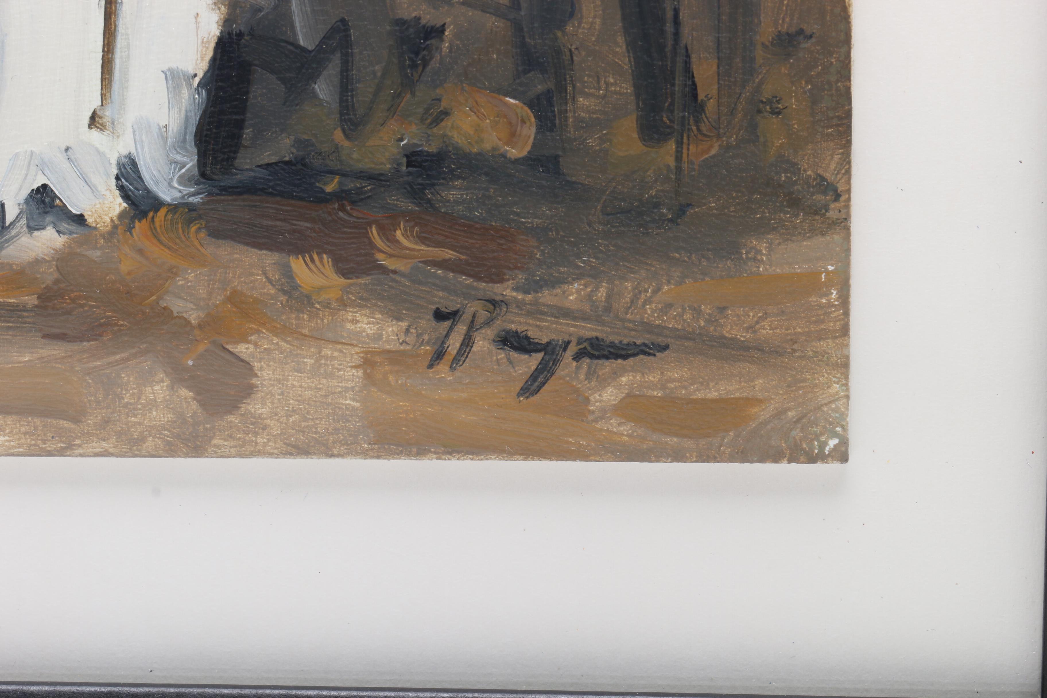 John Payne Oil Painting of Goat