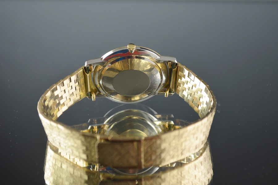 Vintage Juvenia Slimatic 10K Gold Bracelet Automatic Watch