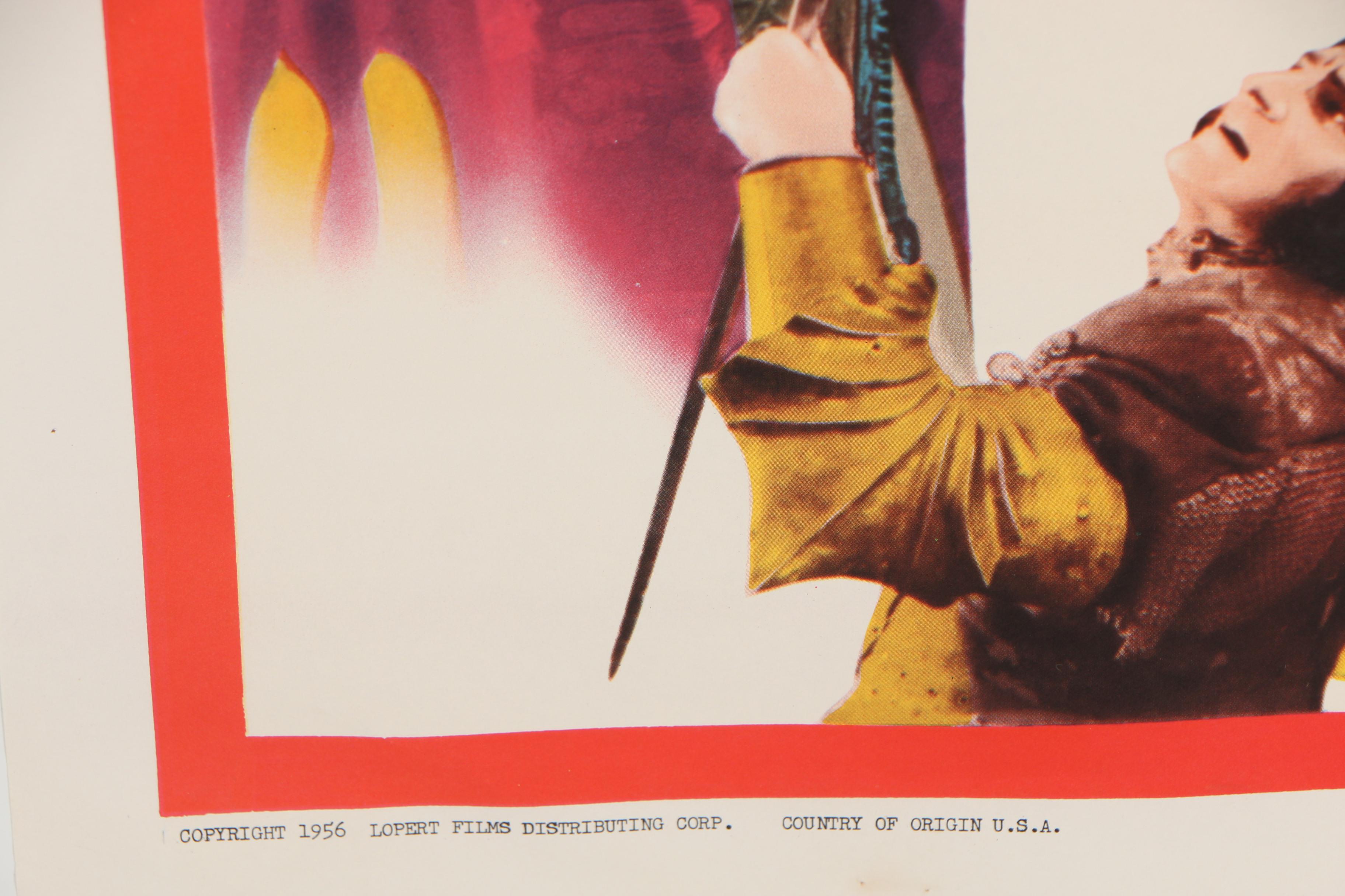 "Richard III" with Laurence Olivier Theatrical Release One Sheet Poster, 1956